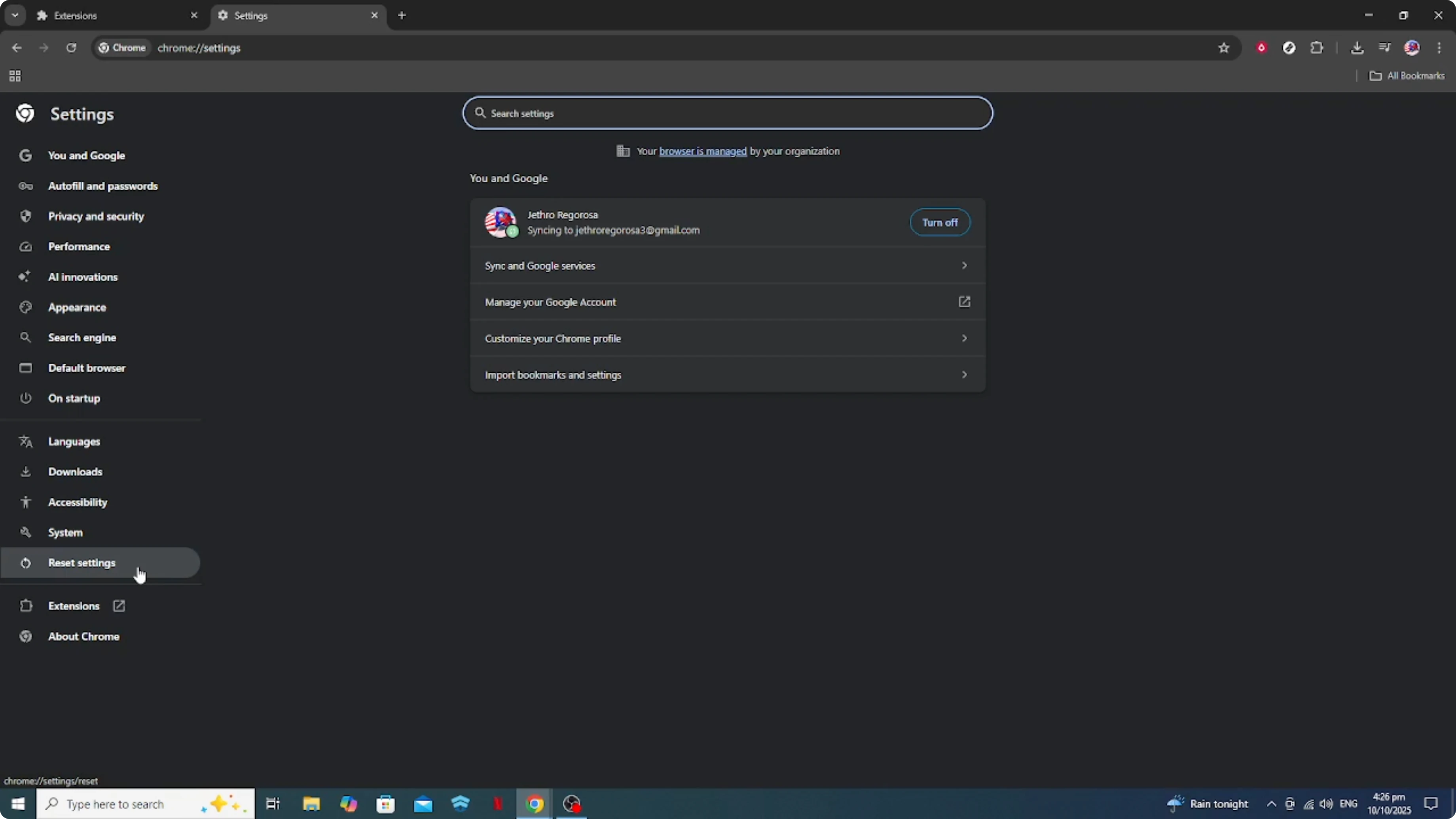 Screenshot from How To Easily Fix Google Chrome Italic Font Issue [2026 Guide] at 145s