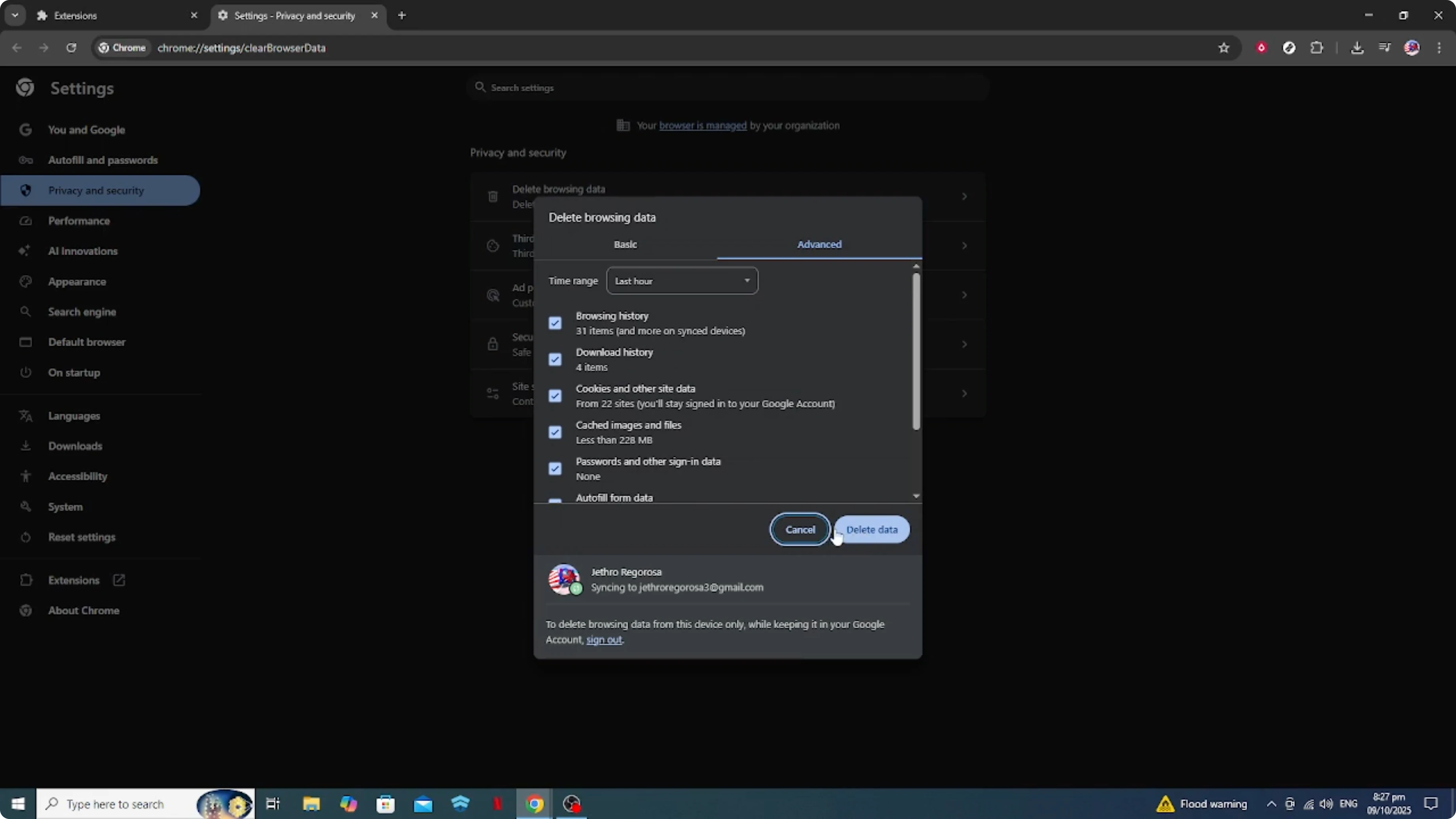 Screenshot from How To Fix Google Chrome Ran Out Of Memory Aw Snap Error [2026 Guide] at 99s