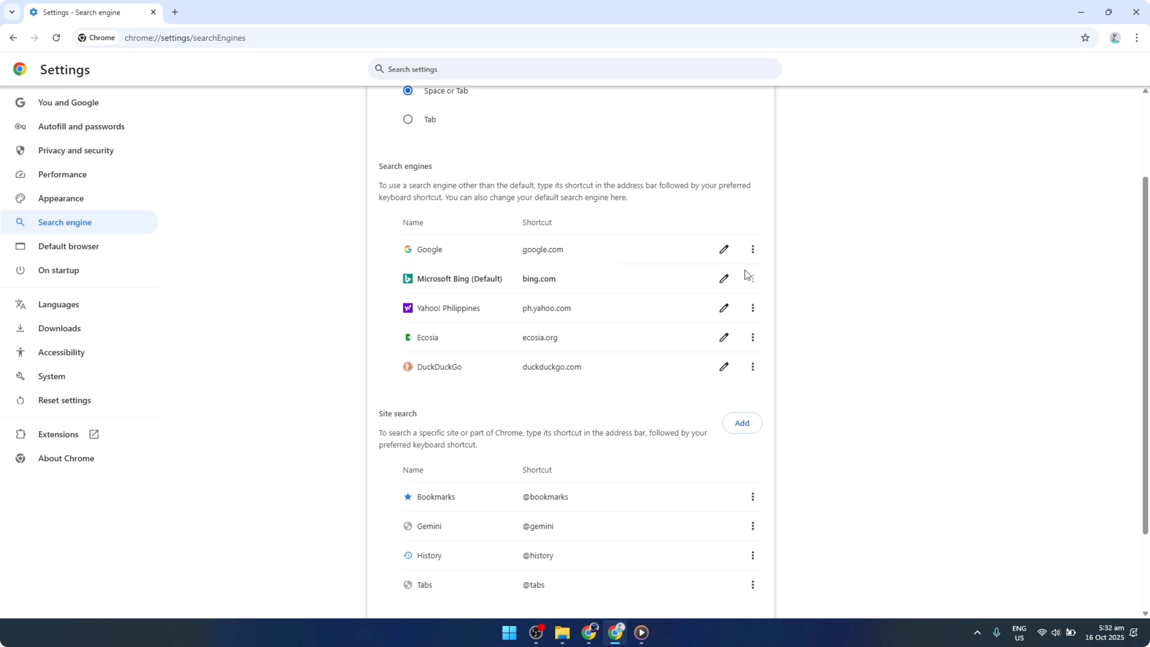 Screenshot from How To Fix Google Chrome Search Engine Changing to Bing [2026 Guide] at 76s
