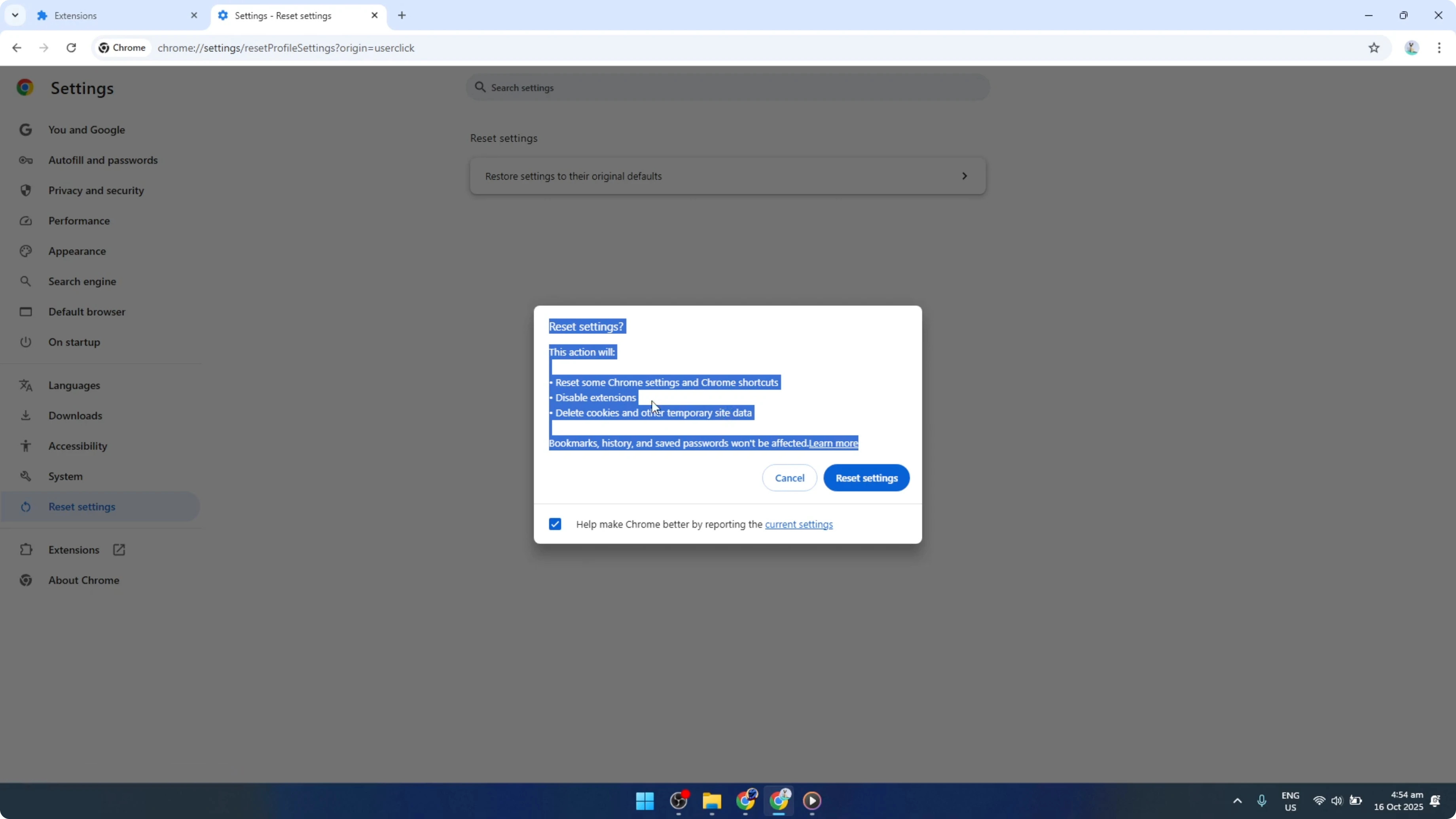 Screenshot from How To Fix Google Chrome Opening Unwanted Sites on New Tab Automatically [2026 Guide] at 131s