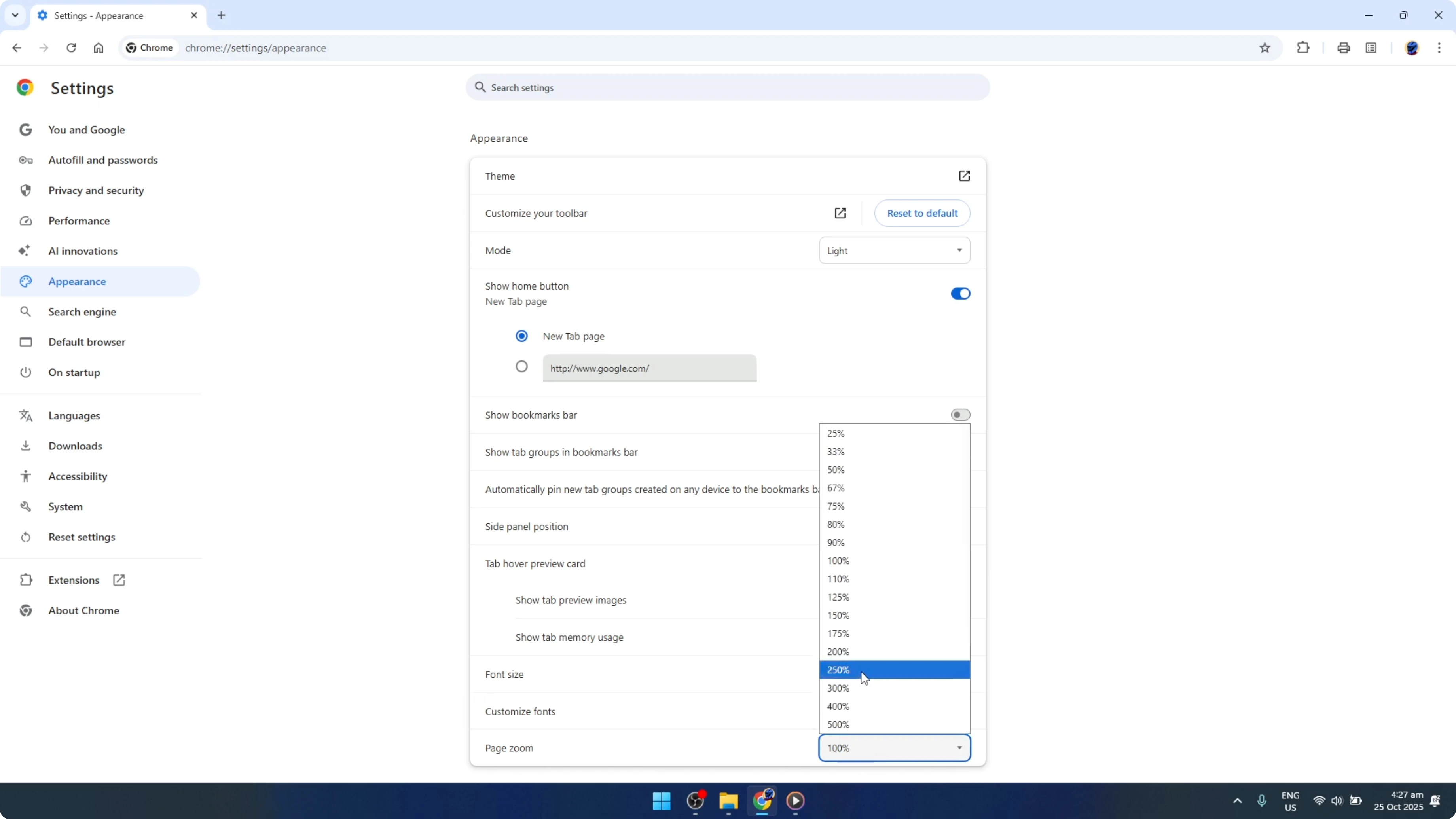 Screenshot from How To Fix Google Chrome Zoomed In Too Far [2026 Guide] at 90s