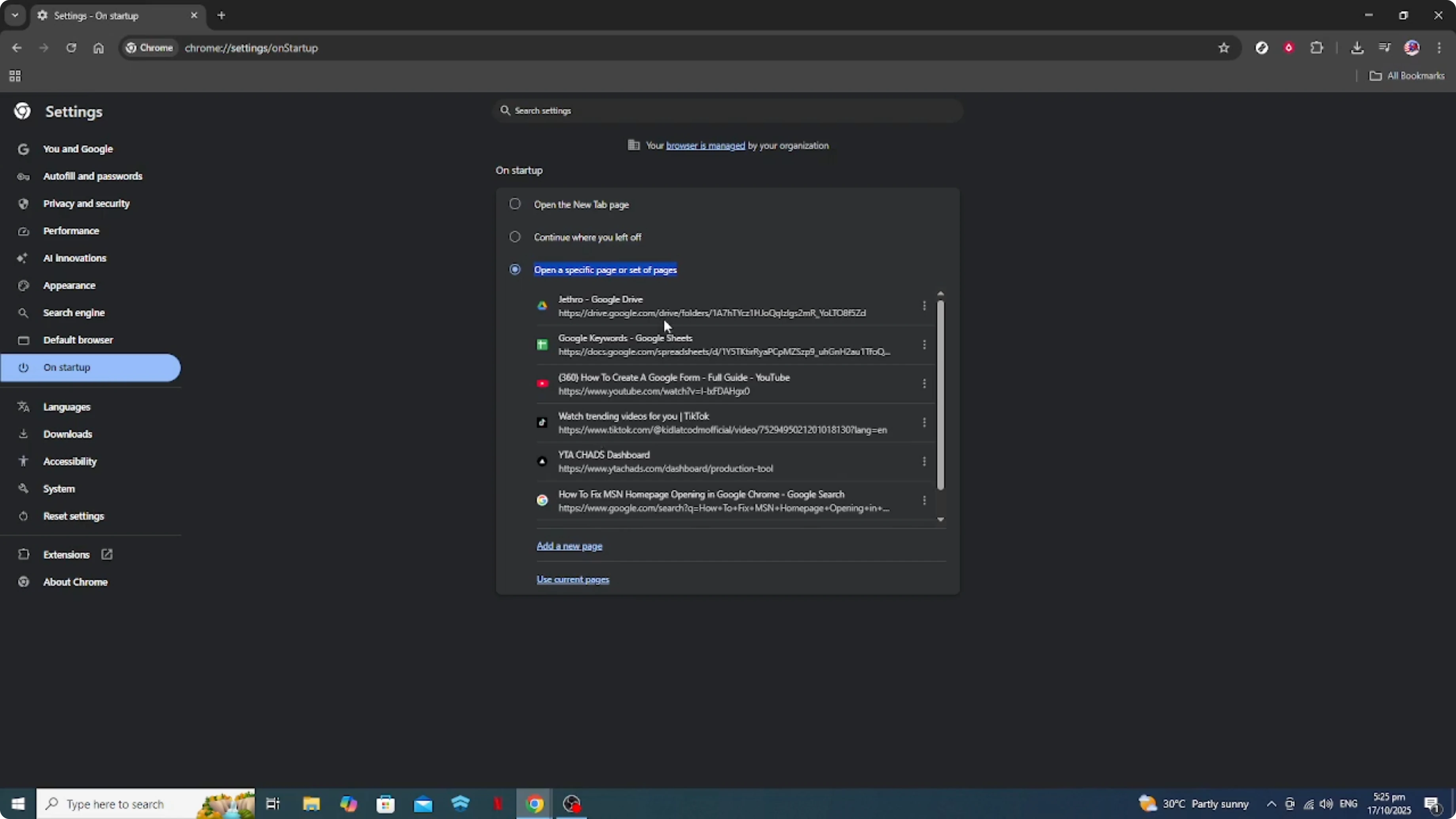 Screenshot from How To Fix MSN Homepage Opening in Google Chrome [2026 Guide] at 94s