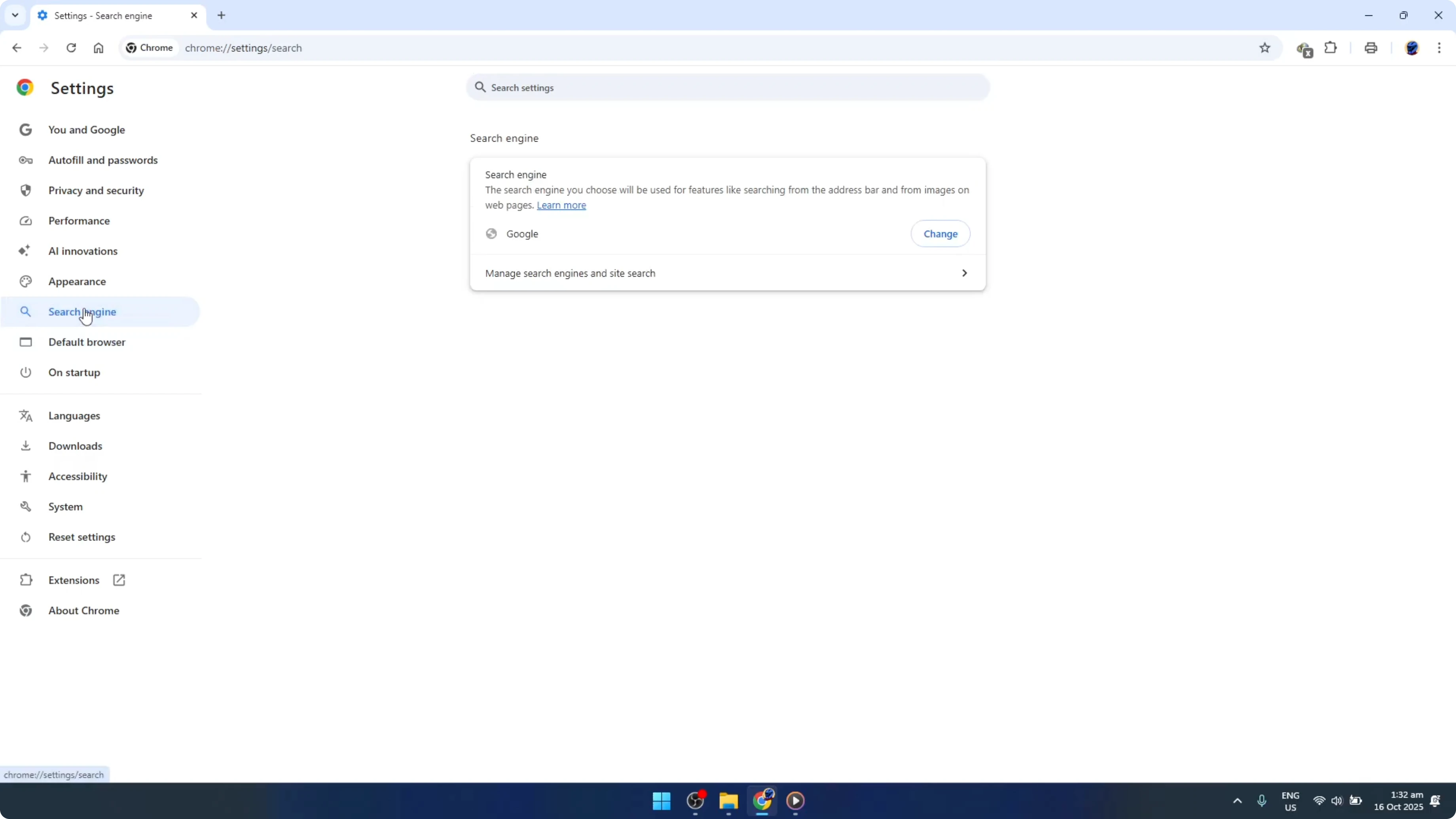 Screenshot from How To Fix Search Bar Missing In Google Chrome [2026 Guide] at 110s