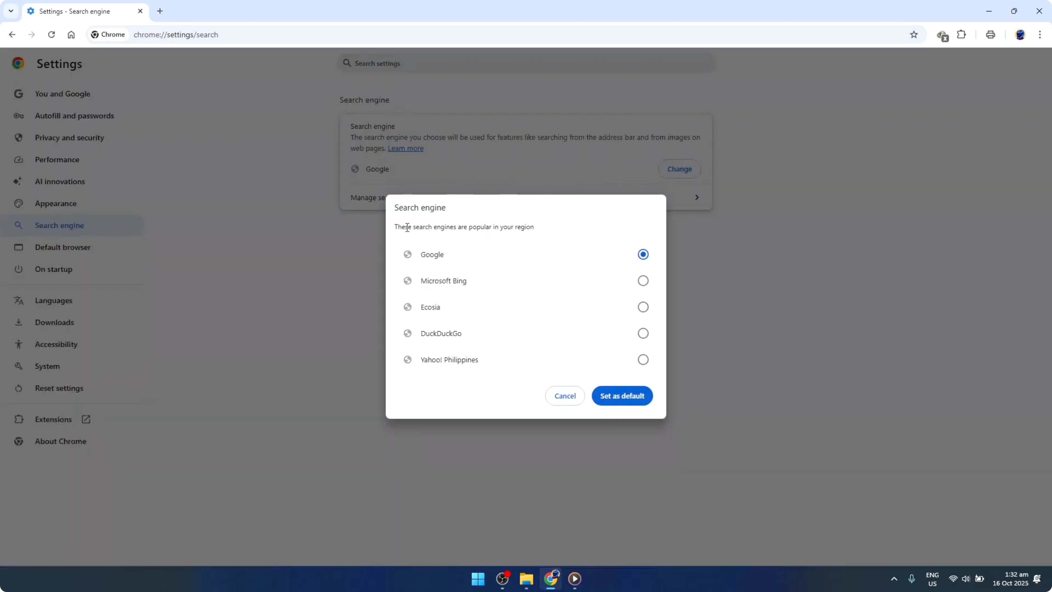 Screenshot from How To Fix Search Bar Missing In Google Chrome [2026 Guide] at 113s