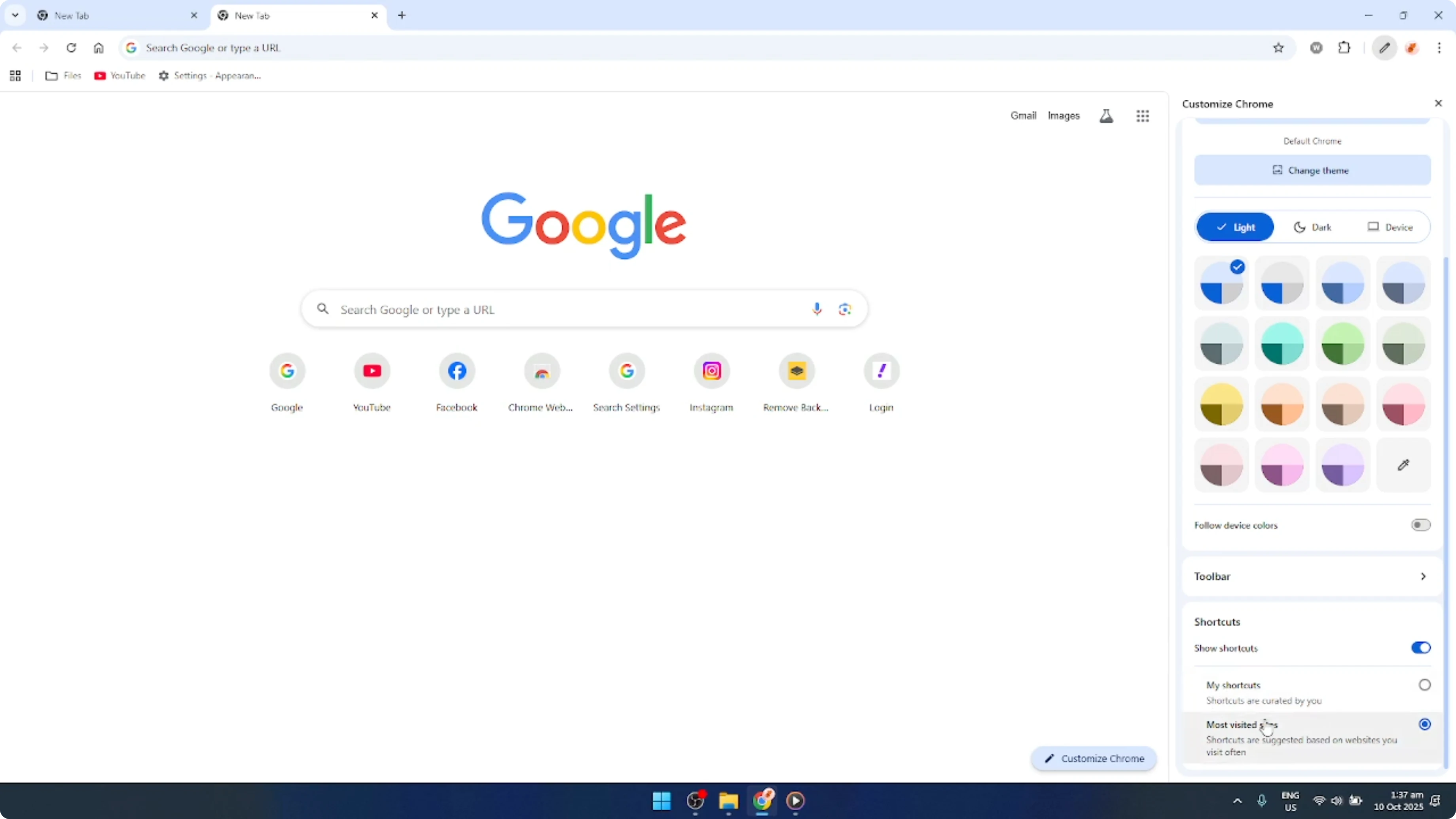 Screenshot from How To Fix Shortcuts Not Showing In Google Chrome [2026 Guide] at 99s