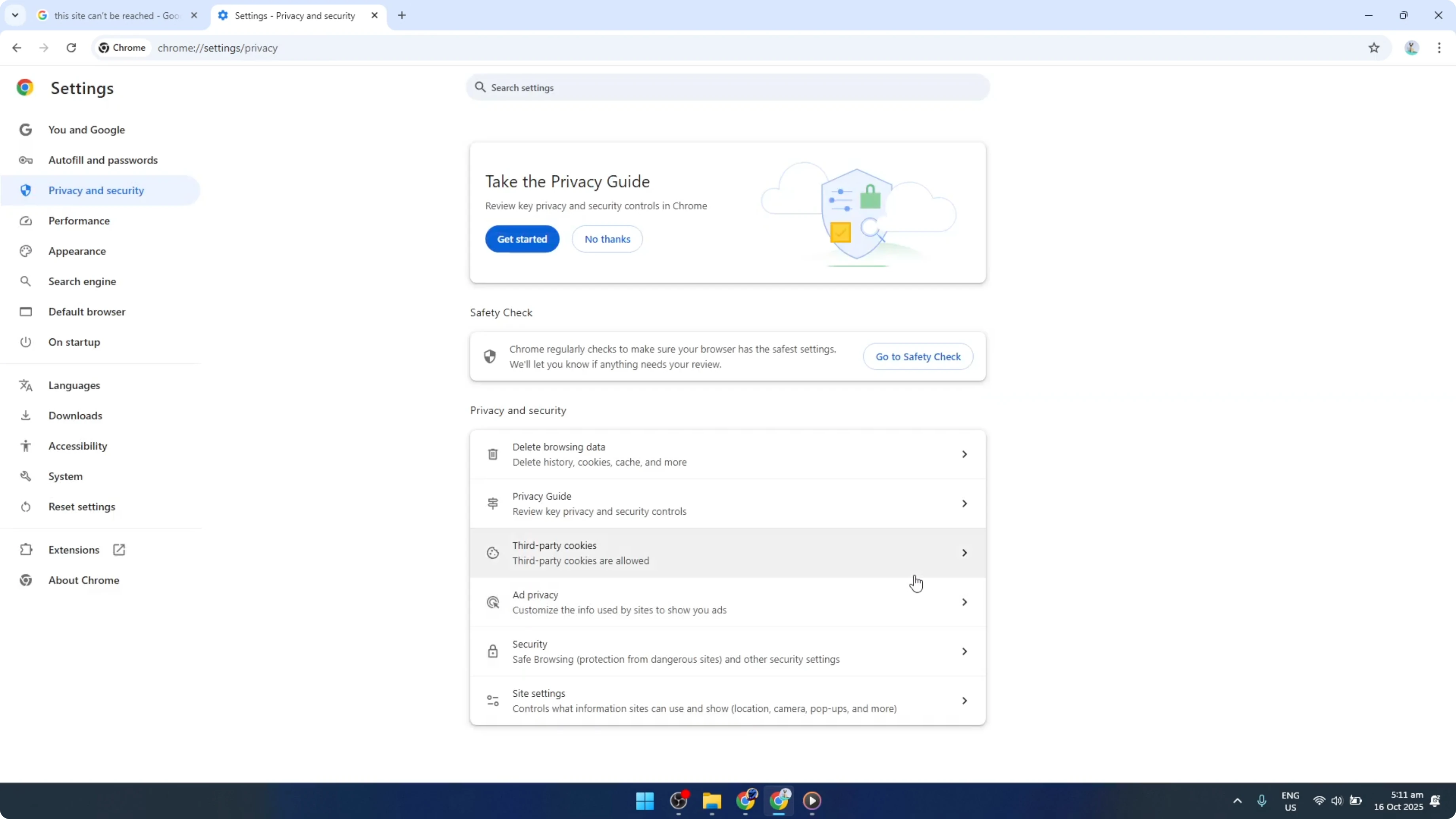 Screenshot from How To Fix This Site Can't be Reached Error In Google Chrome [2026 Guide] at 108s
