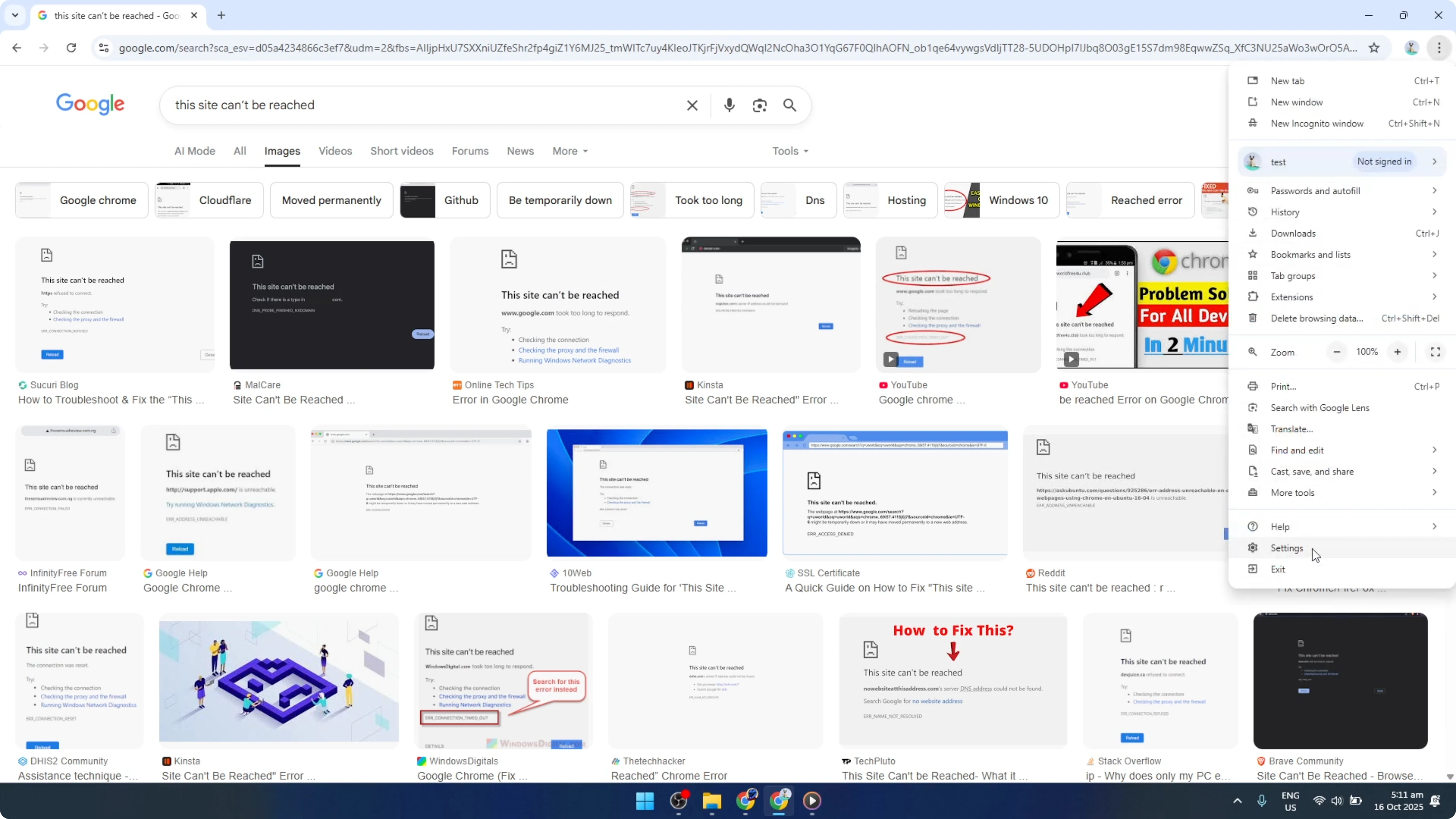 Screenshot from How To Fix This Site Can't be Reached Error In Google Chrome [2026 Guide] at 21s
