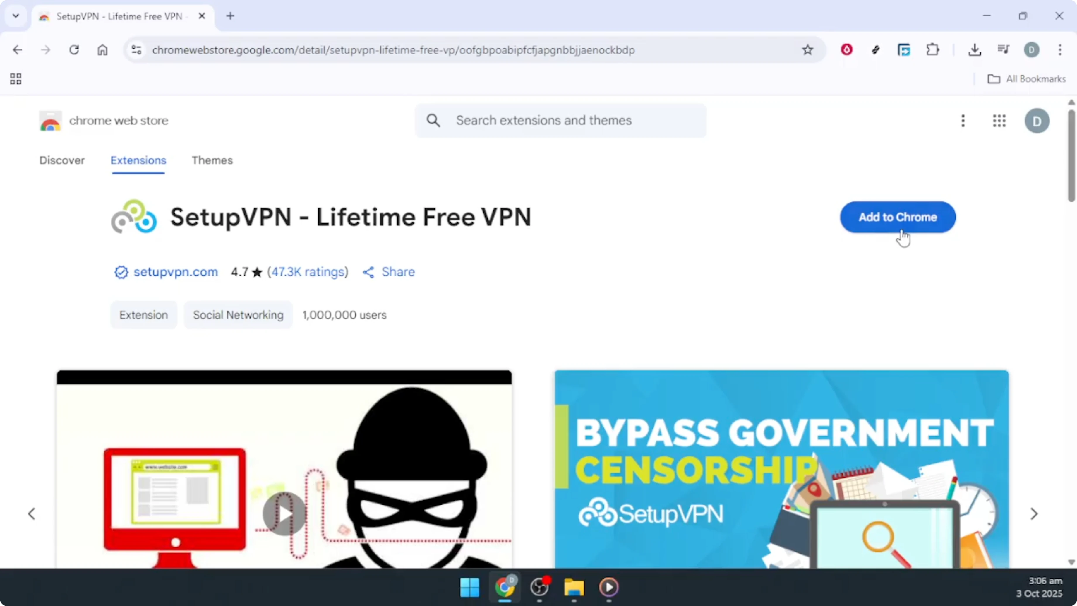 Screenshot from How To Add FREE and Best VPN for Google Chrome [2026 Guide] at 74s