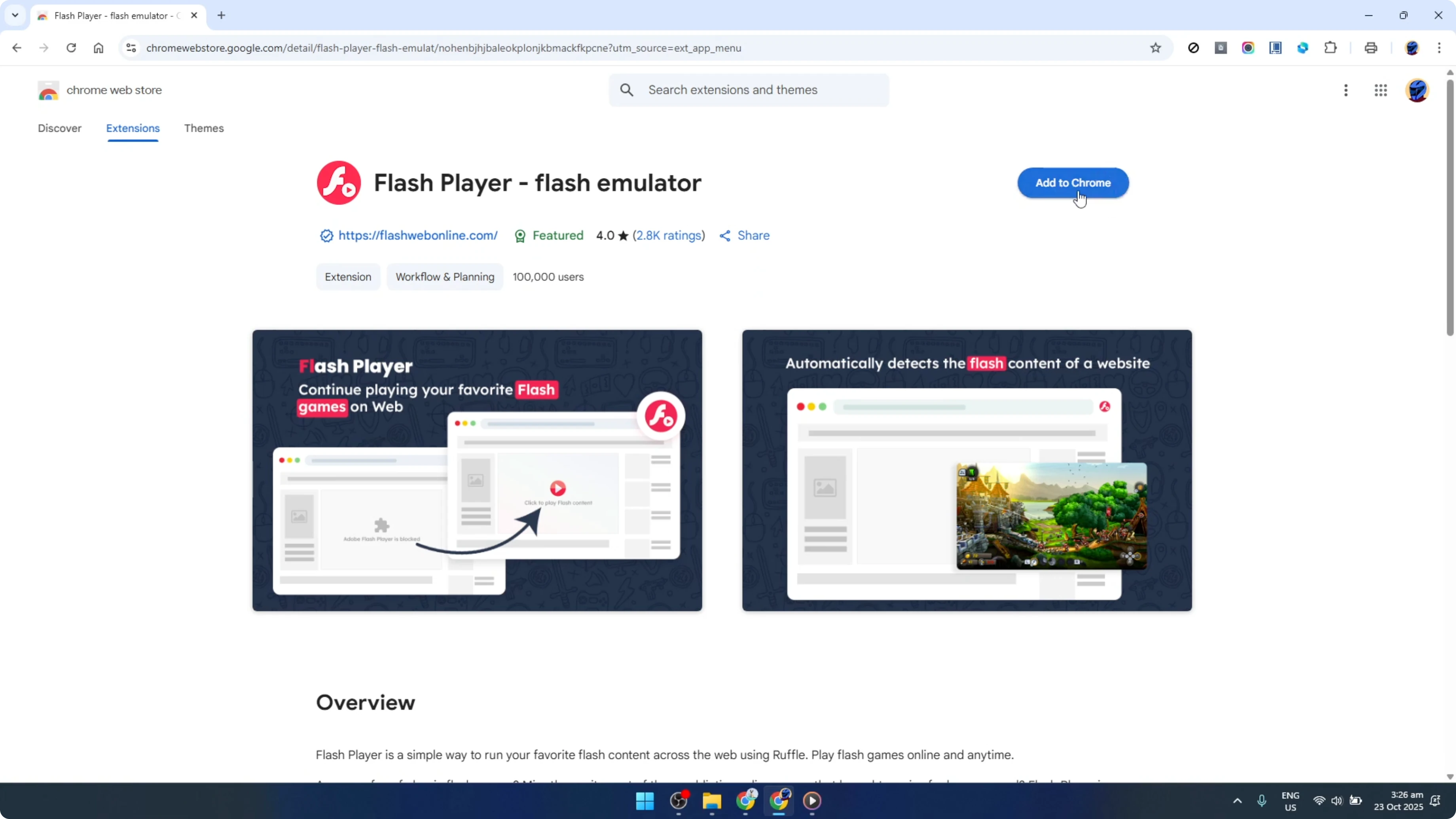Screenshot from How To Get Flash Player In Google Chrome [2026 Guide] at 86s