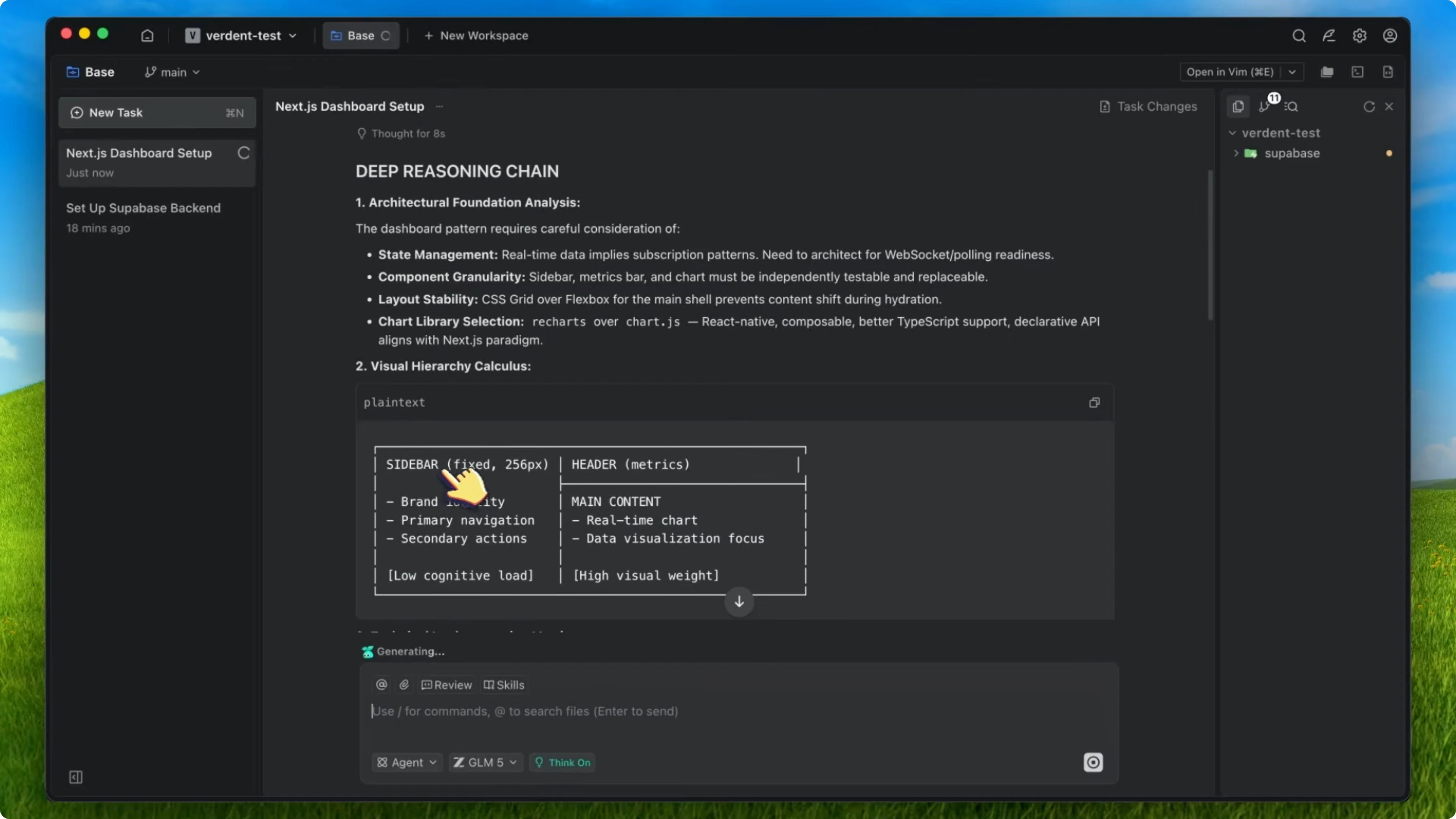 Screenshot from Why I Chose GLM-5 KING MODE Over OPUS & CODEX for Free Setup at 521s