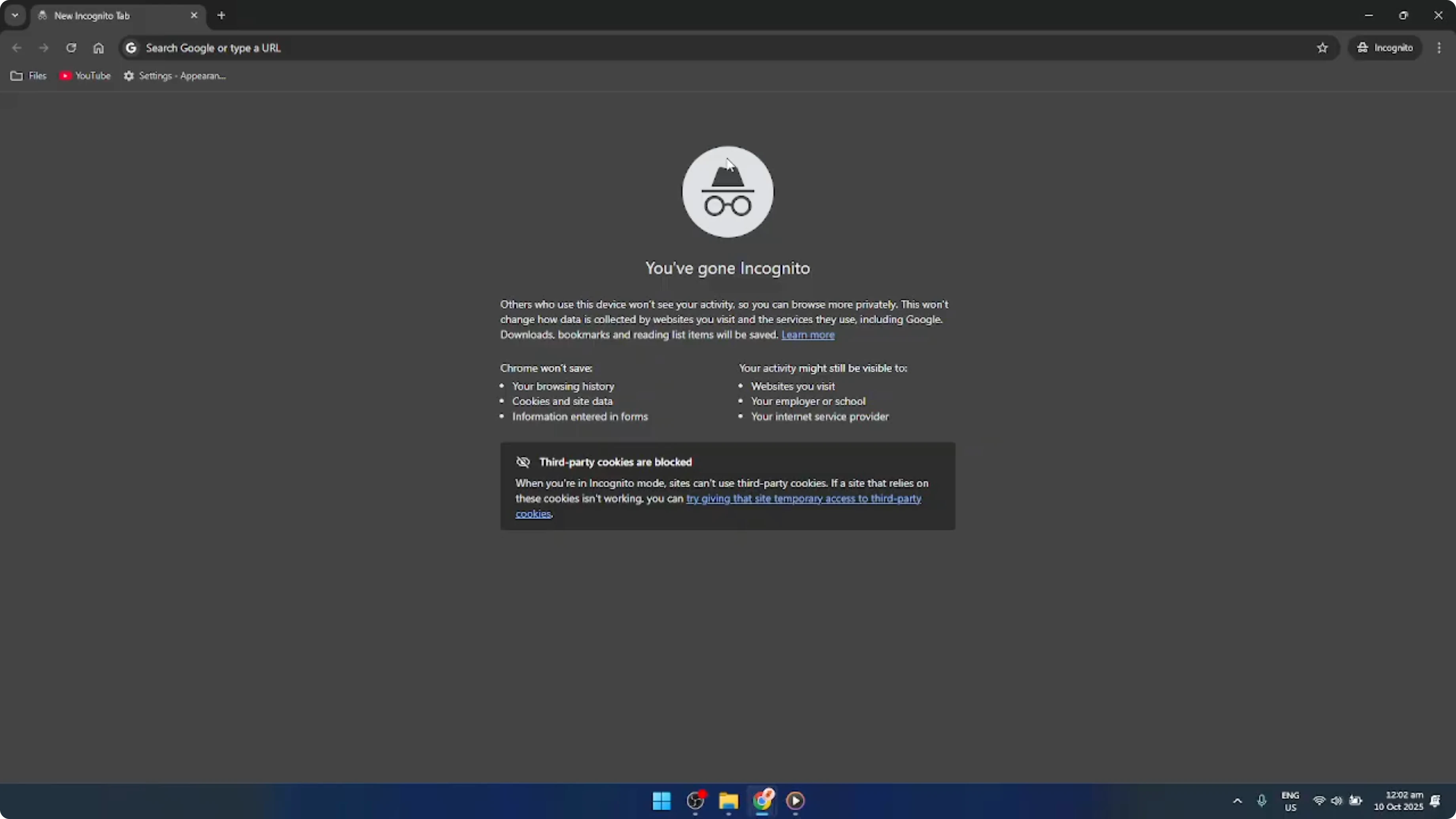 Screenshot from How To Go Incognito On Google Chrome [2026 Guide] at 137s