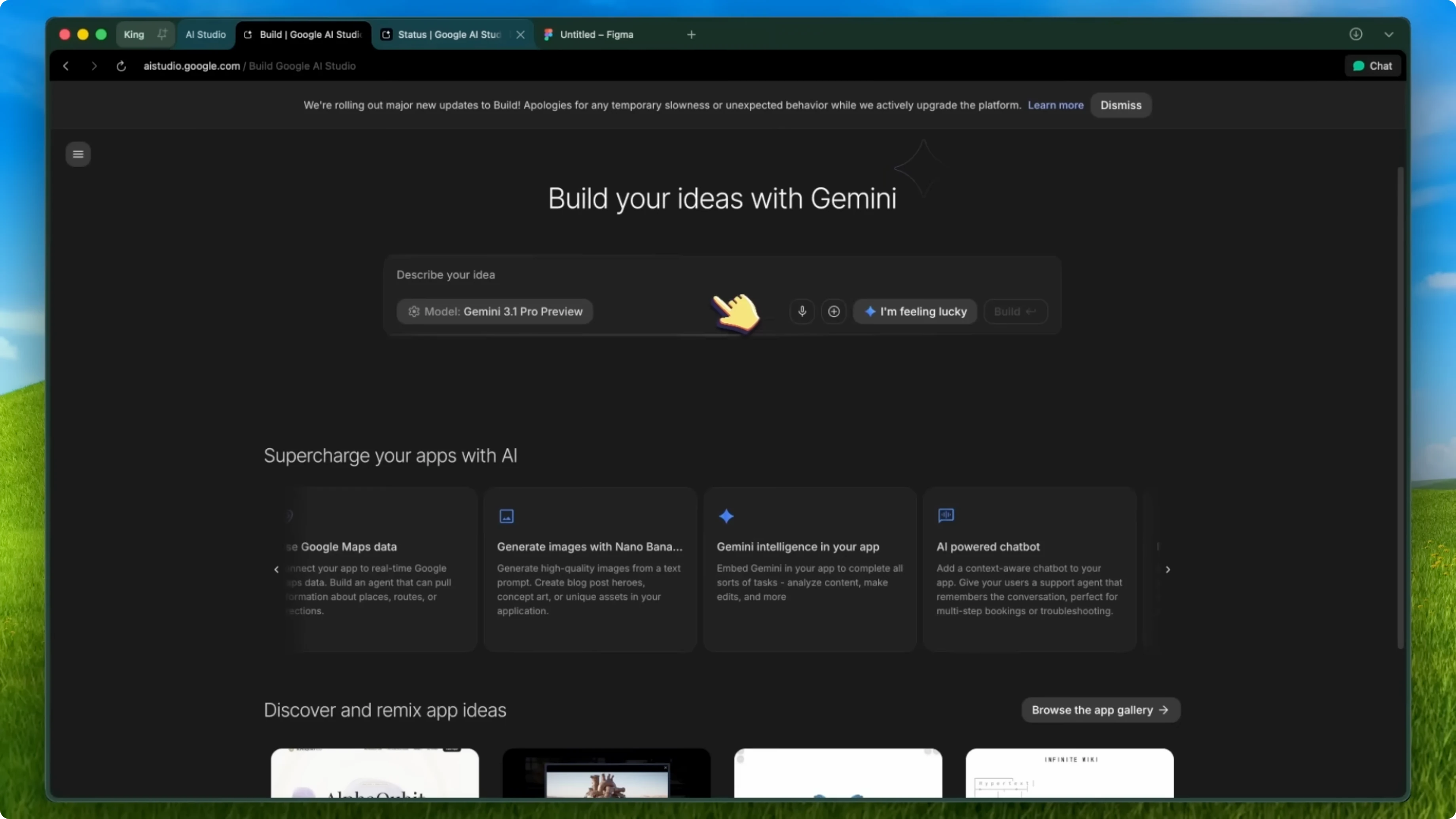 Screenshot from Google AI Studio 2.0: Antigravity and Firebase Agent Features at 237s