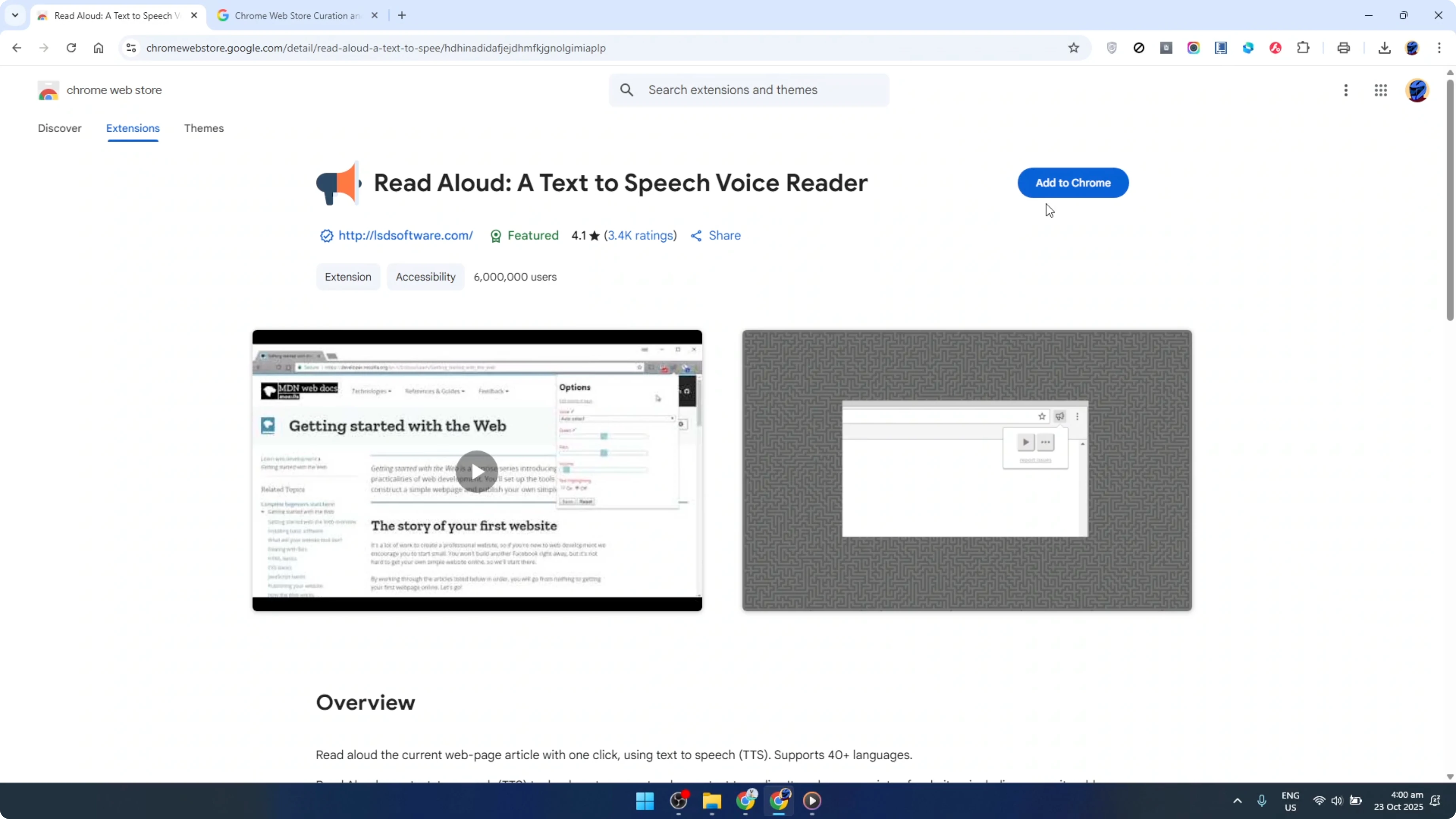 Screenshot from How To Have Google Chrome Read Web Pages Out Loud to You [2026 Guide] at 52s