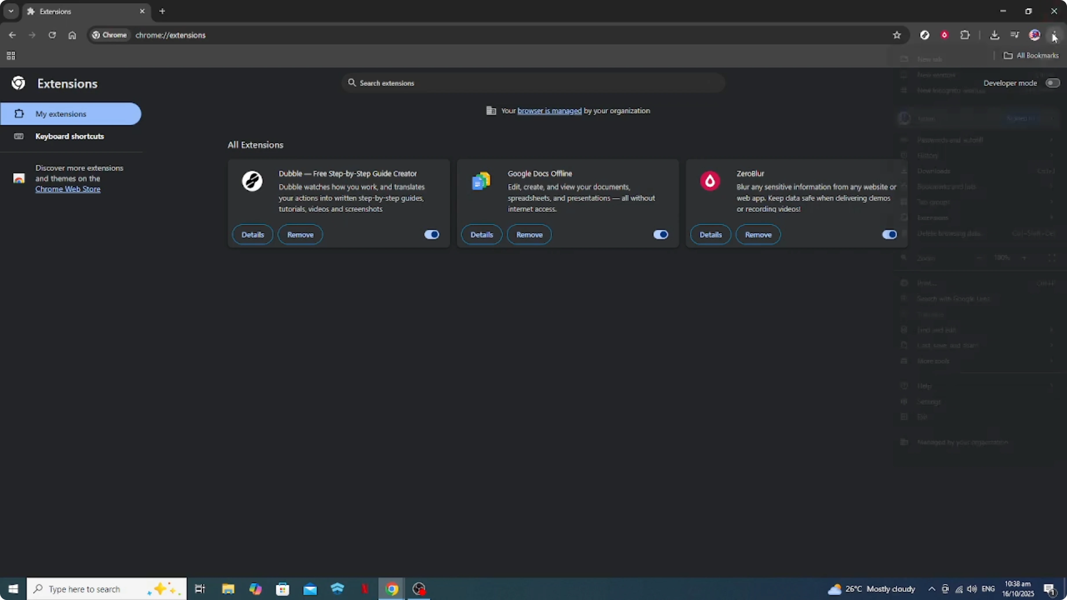 Screenshot from How To Get Google Chrome Toolbar Back [2026 Guide] at 124s
