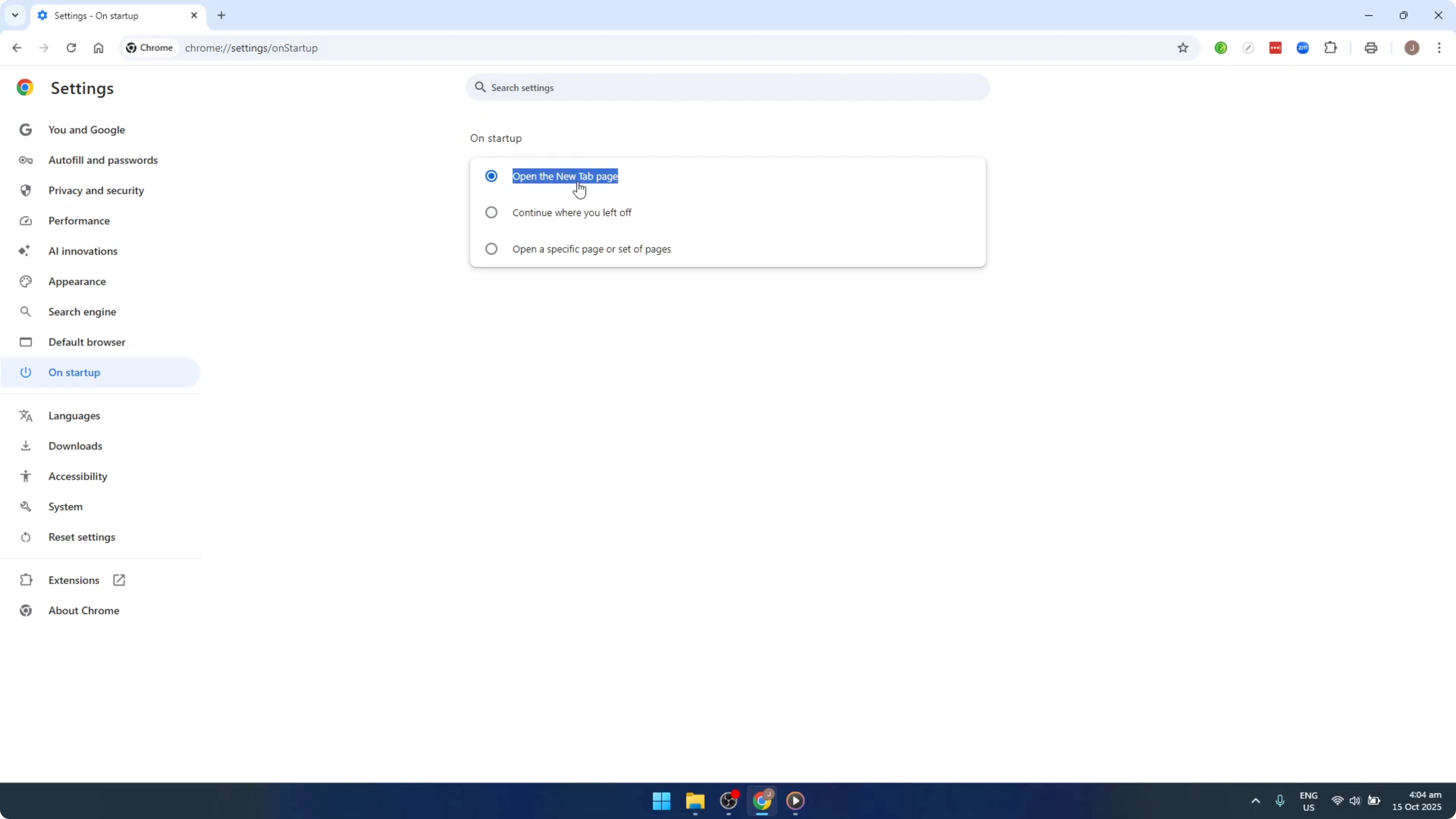 Screenshot from How To Hide The Restore Pages Pop Up In Google Chrome [2026 Guide] at 90s