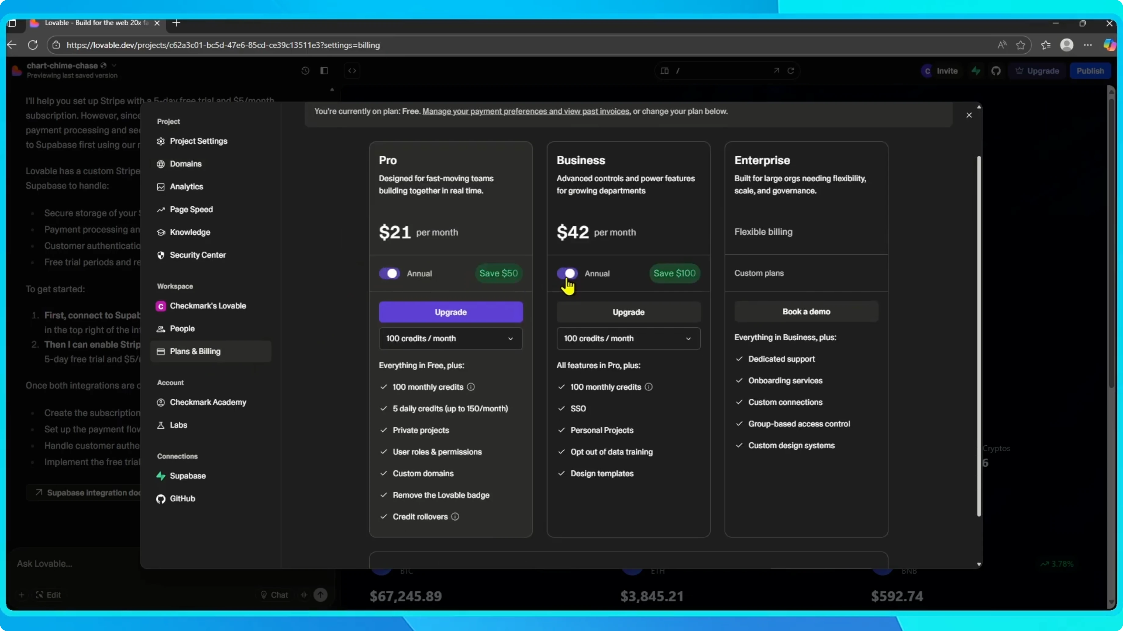 Screenshot from How to Add a Custom Domain in Lovable? at 40s