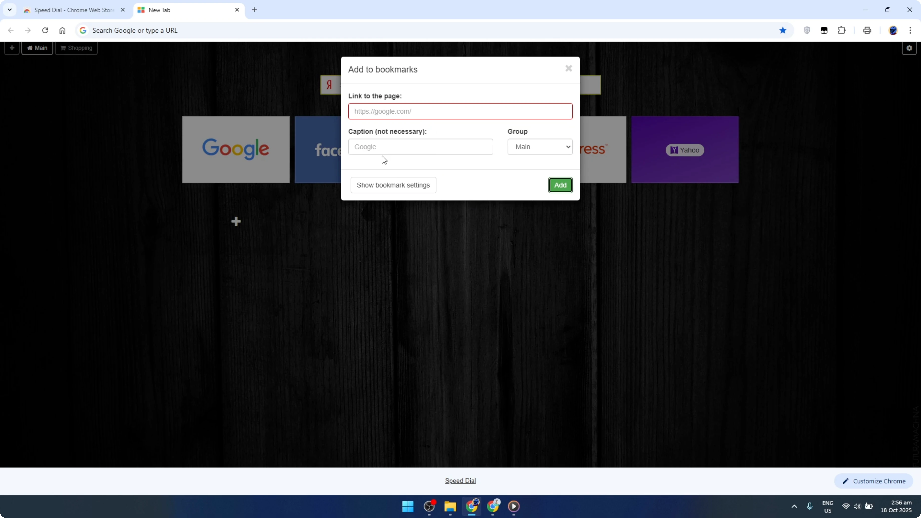 Screenshot from How To Add More Than 10 Shortcuts On Google Chrome [2026 Guide] at 100s