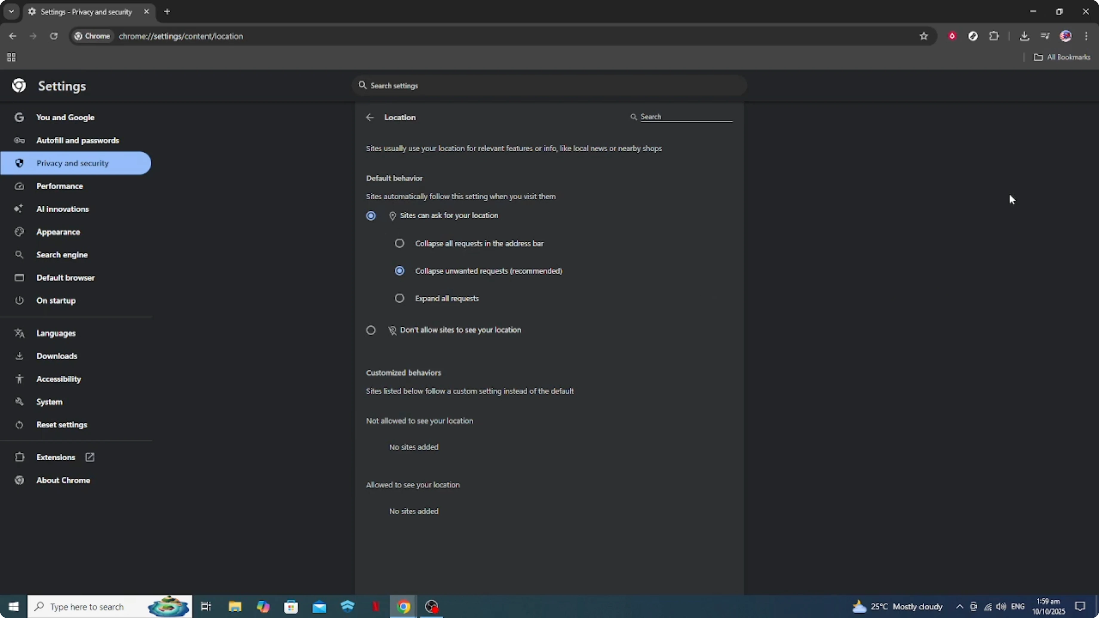 Screenshot from How To Change Google Chrome Country Location [2026 Guide] at 93s