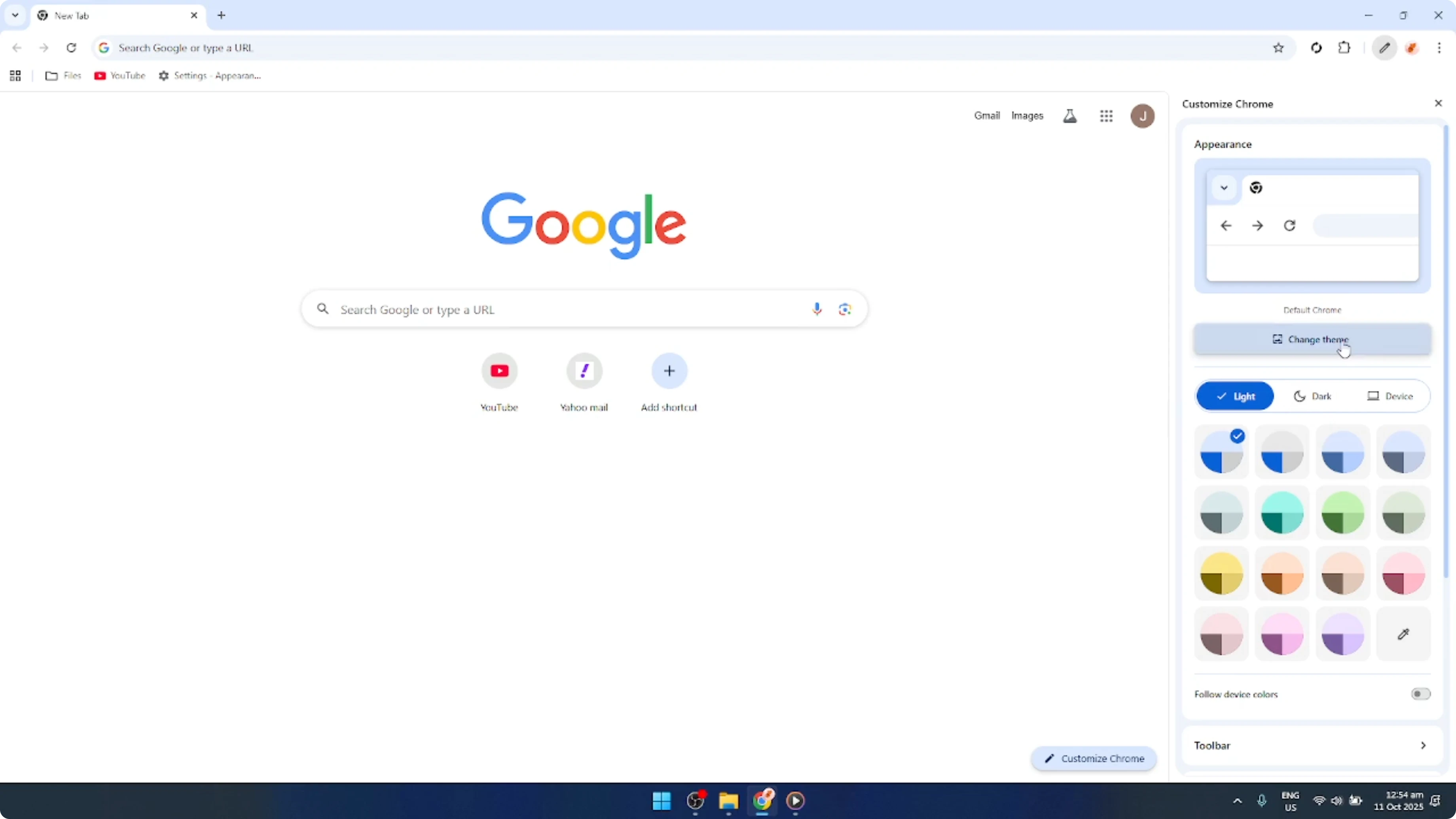 Screenshot from How To Change The New Tab Page in Google Chrome [2026 Guide] at 73s