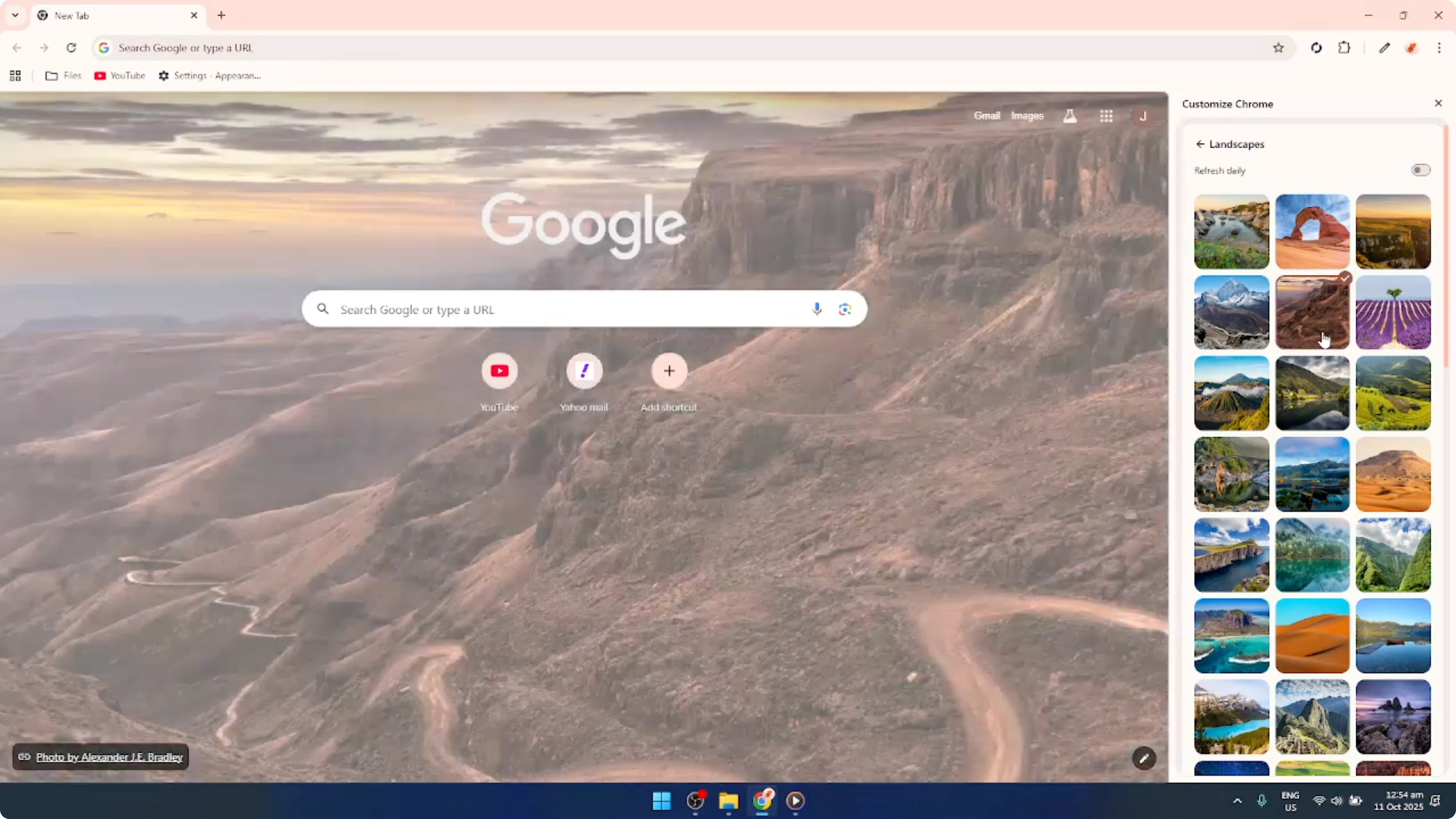 Screenshot from How To Change The New Tab Page in Google Chrome [2026 Guide] at 90s
