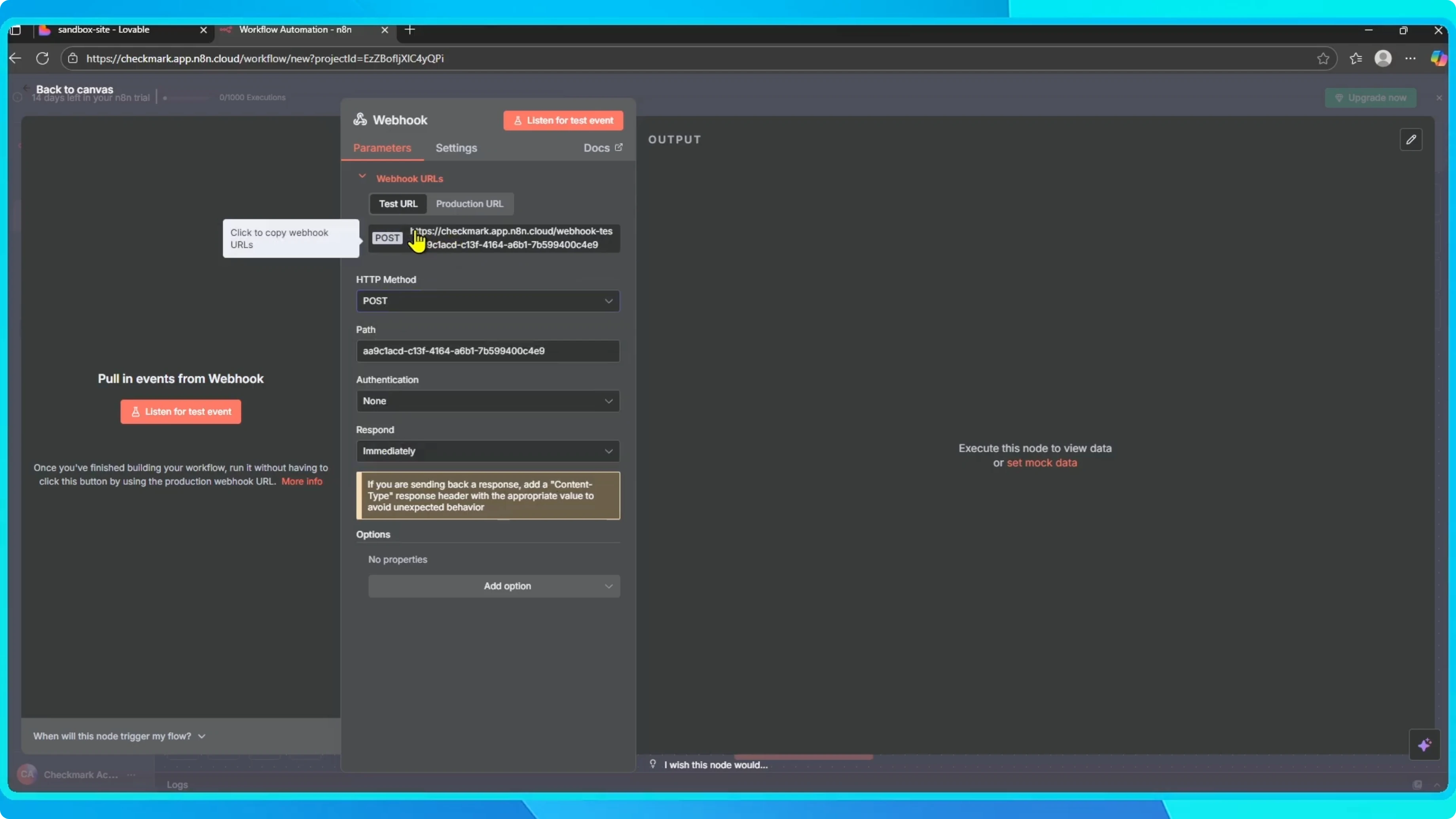 Screenshot from How to Connect Lovable with n8n? at 19s