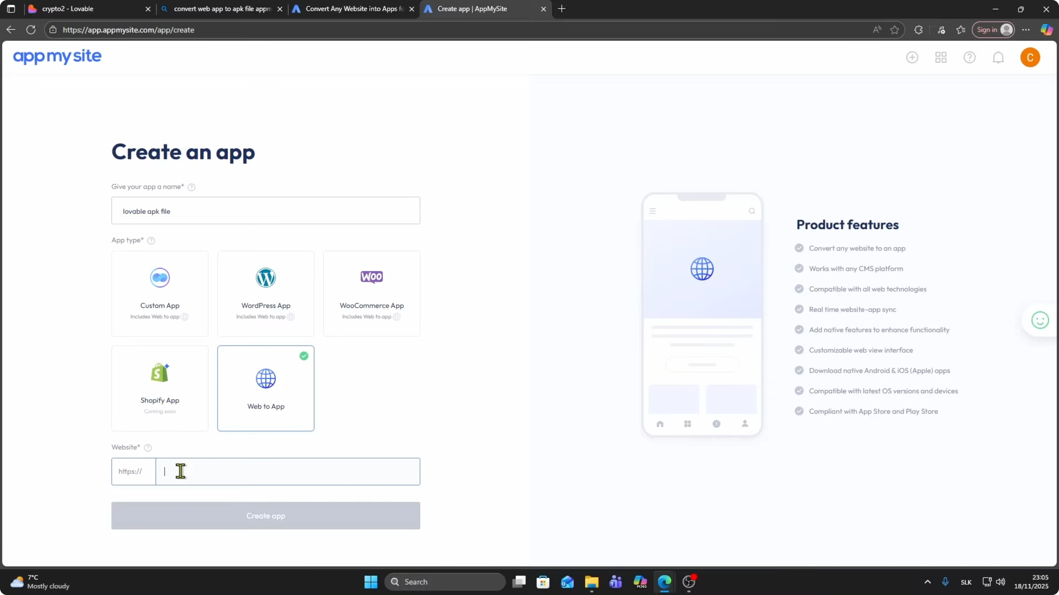 Screenshot from How to Convert Lovable App Into an APK File? at 54s