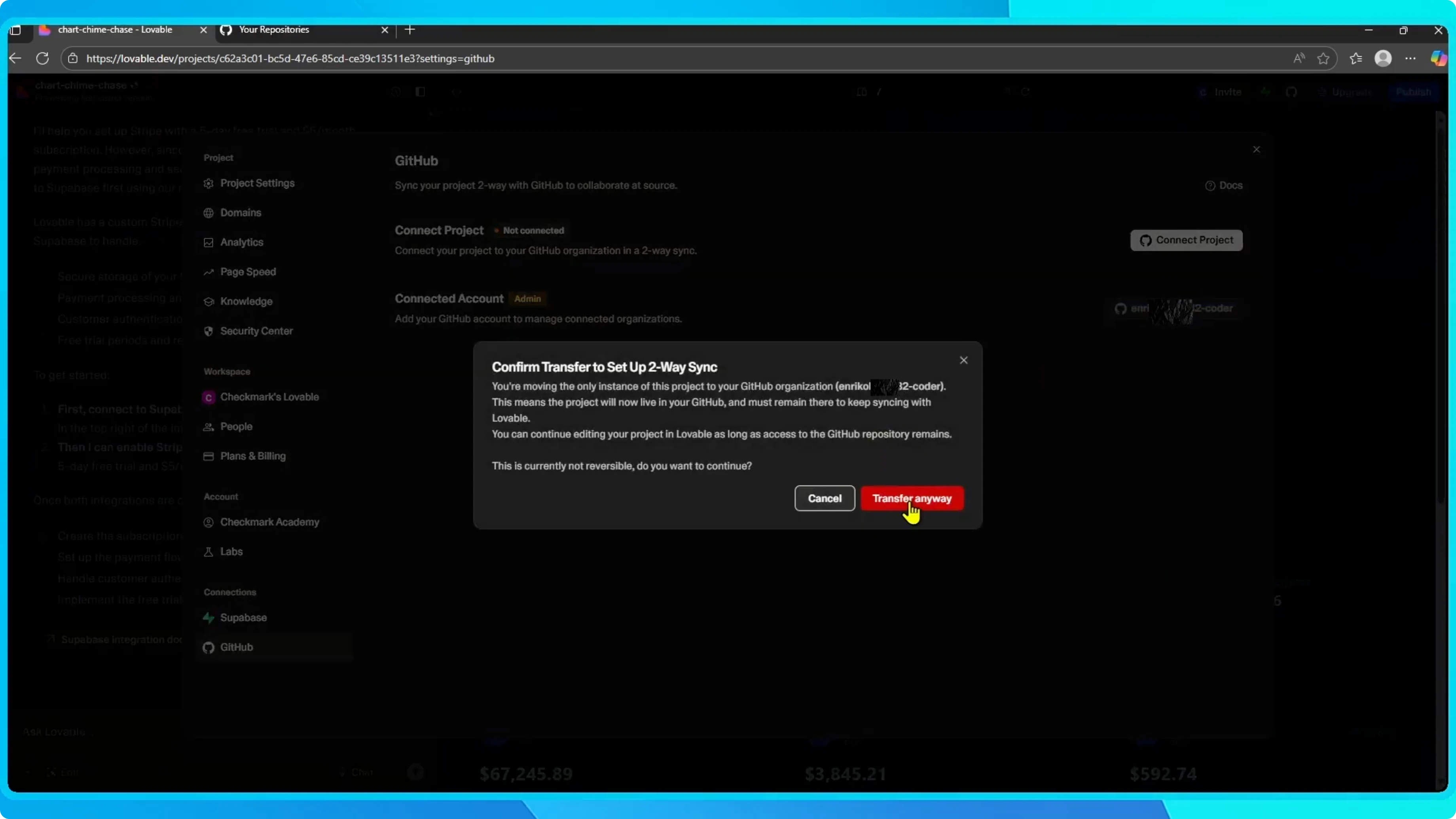 Screenshot from How to Download Code from Your Lovable AI? at 39s