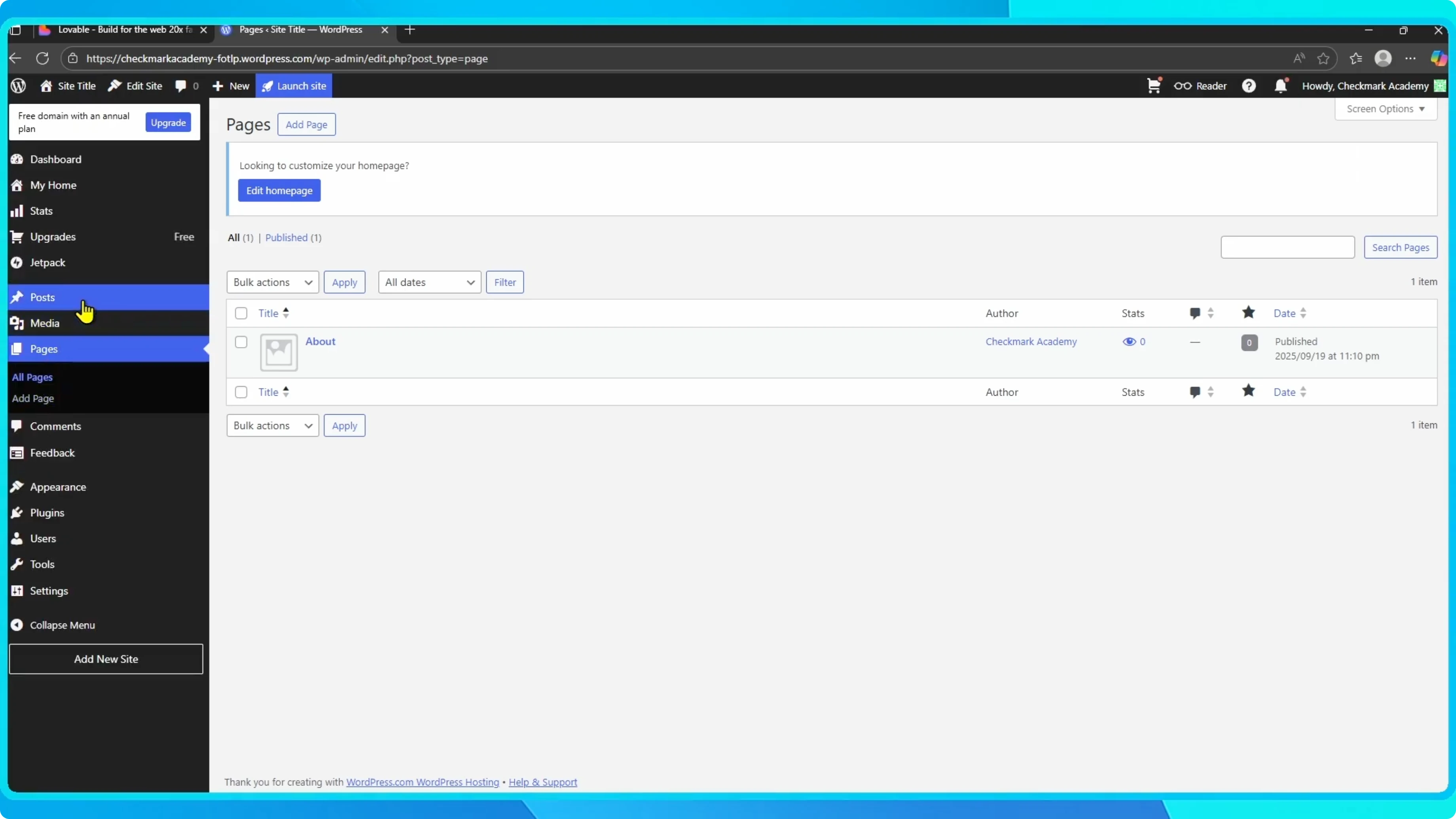 Screenshot from How to Embed a Lovable App into WordPress? at 41s