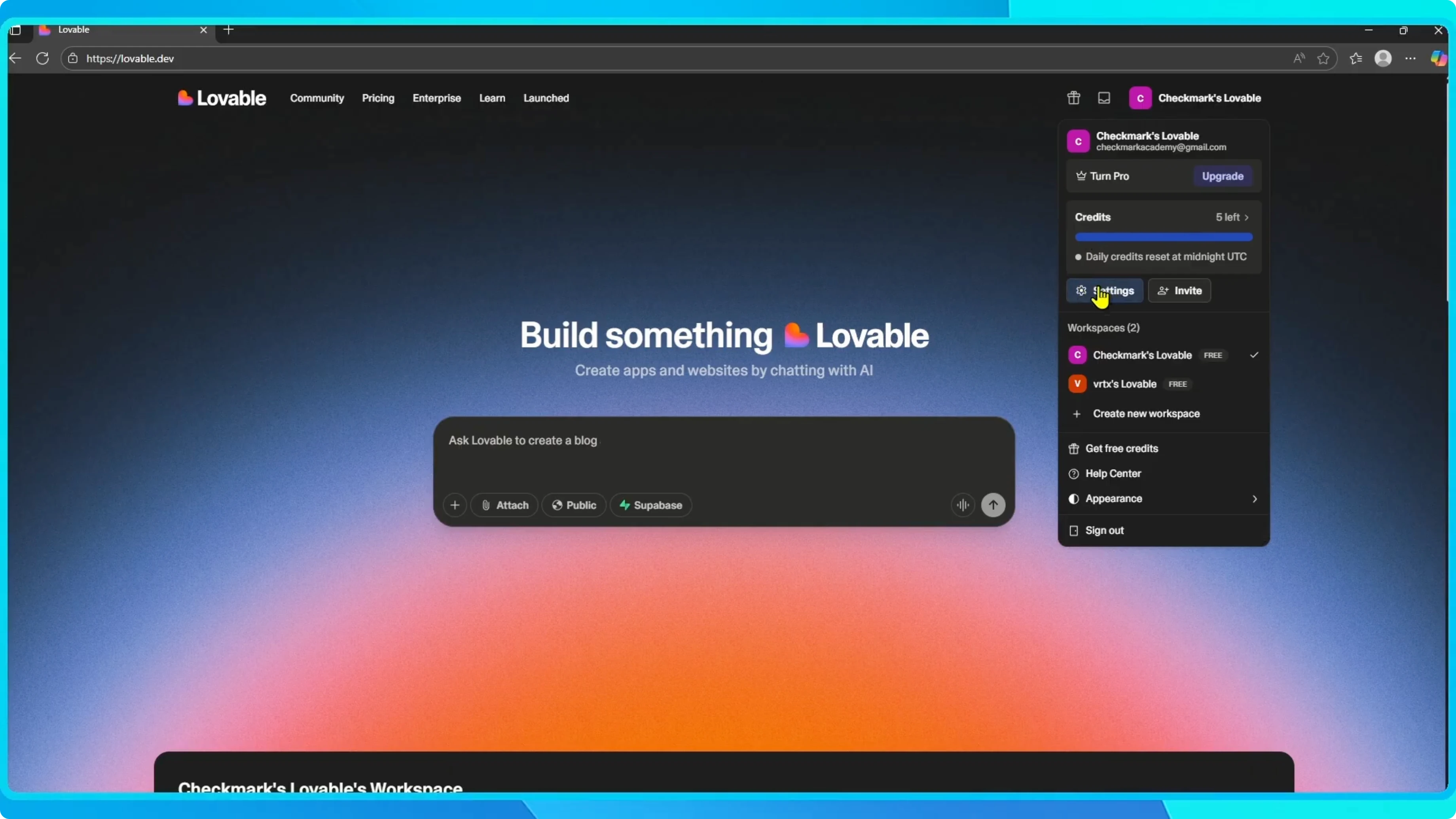 Screenshot from How to Enable GitHub Branch Switching in Lovable? at 8s