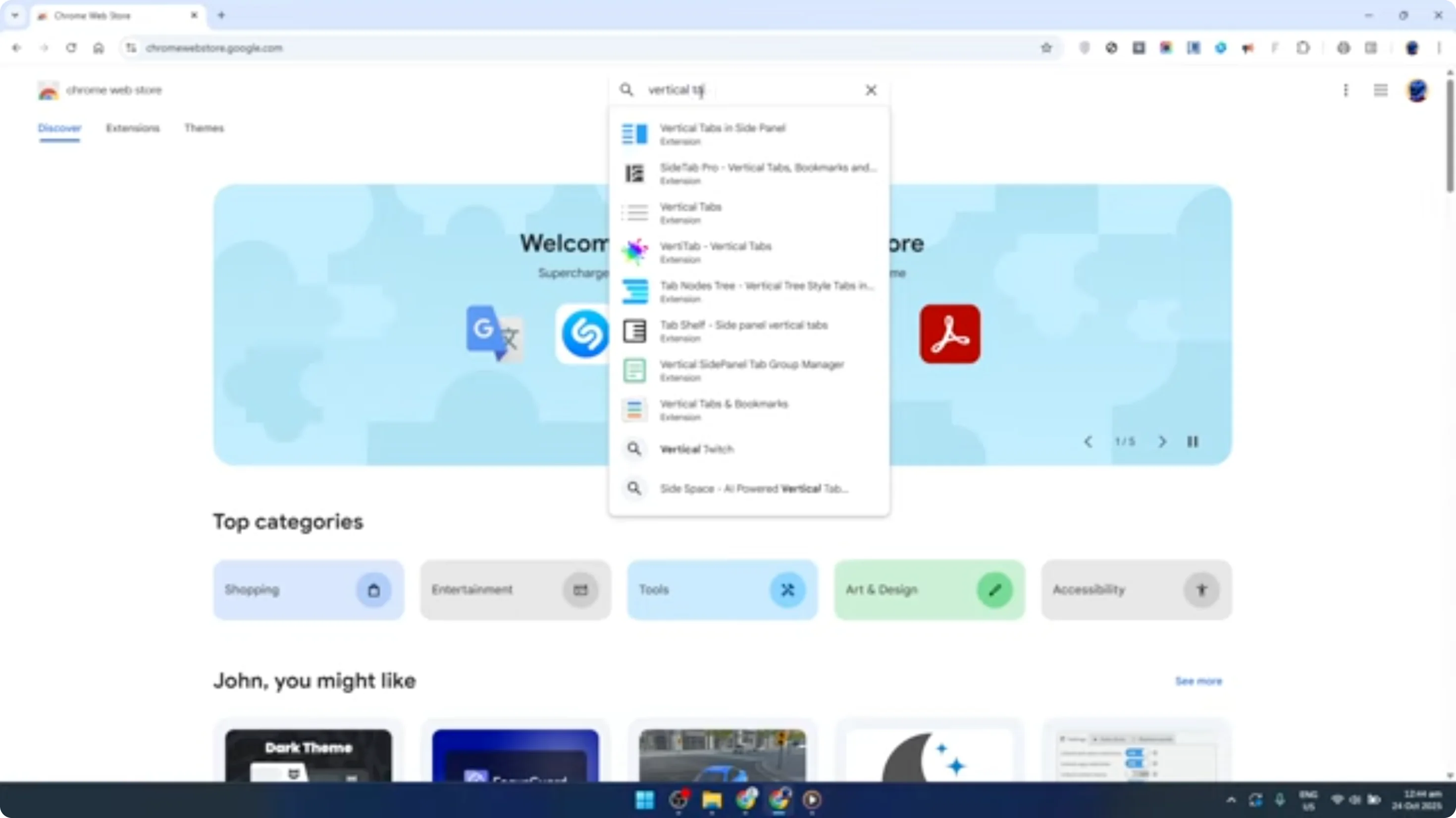Screenshot from How To Enable Vertical Side Tabs in Google Chrome Browser [2026 Guide] at 32s