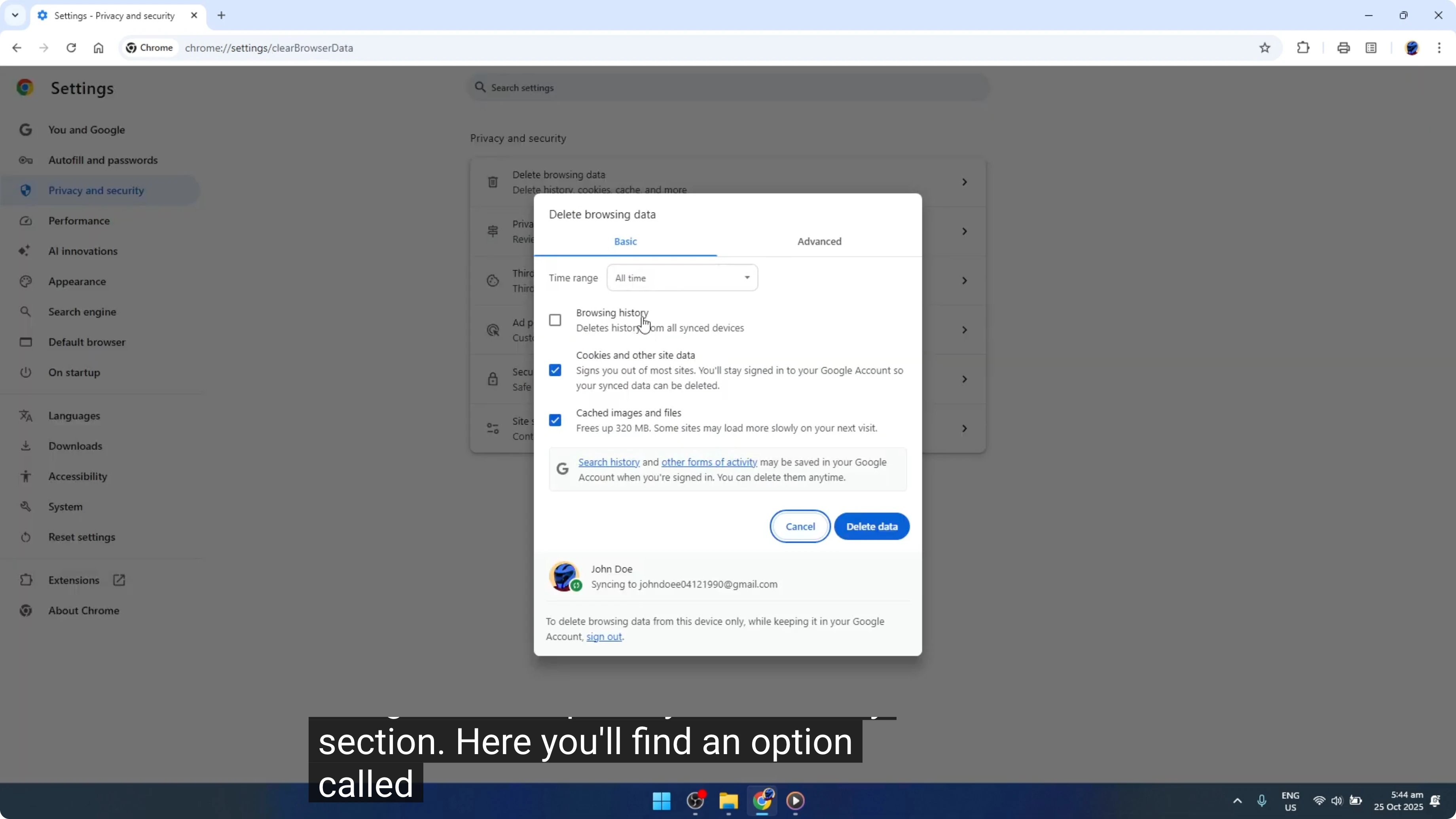 Screenshot from How To Fix Print Preview Failed Error in Google Chrome [2026 Guide] at 44s