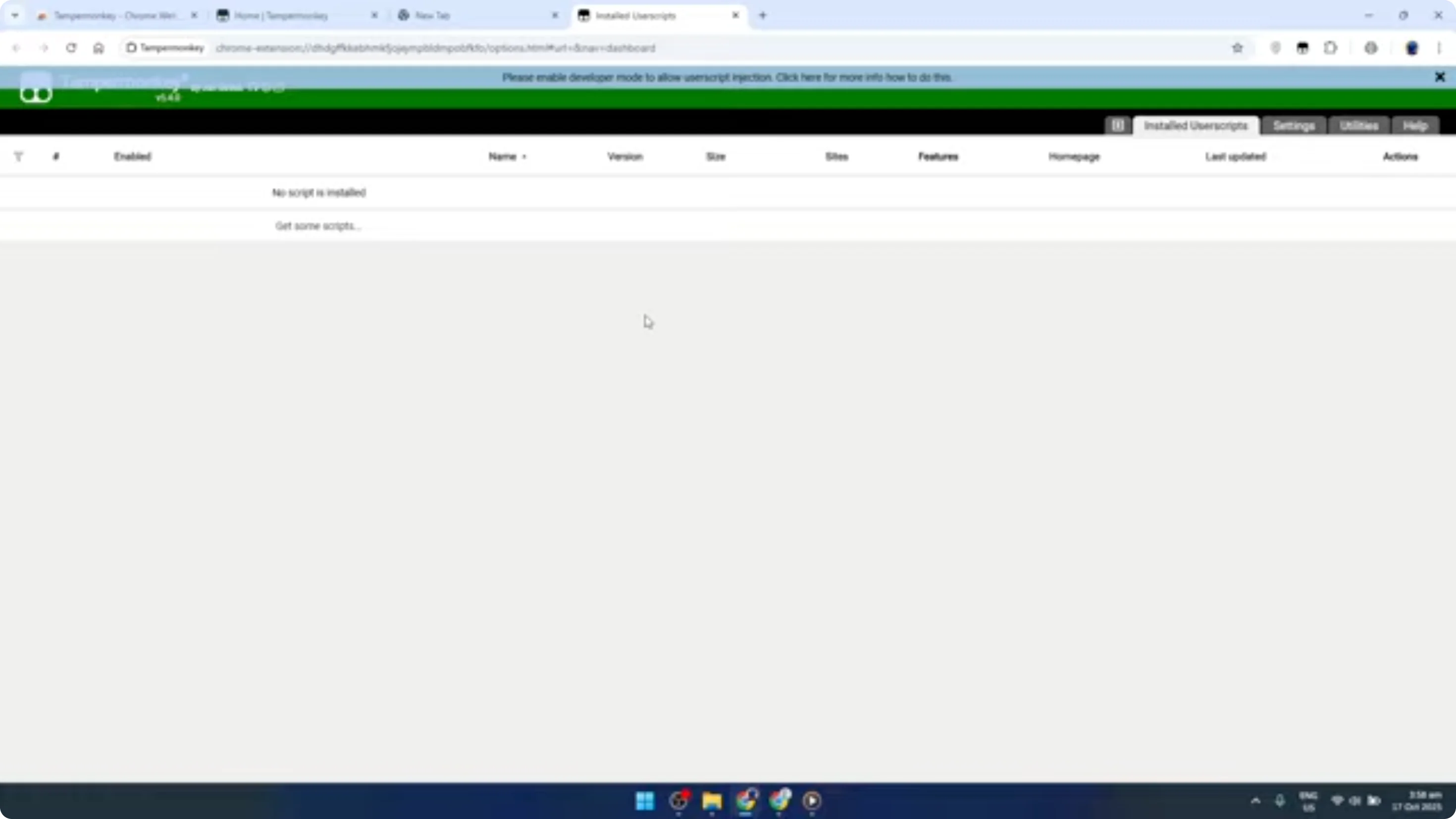 Screenshot from How To Install And Use Tampermonkey In Google Chrome [2026 Guide] at 149s
