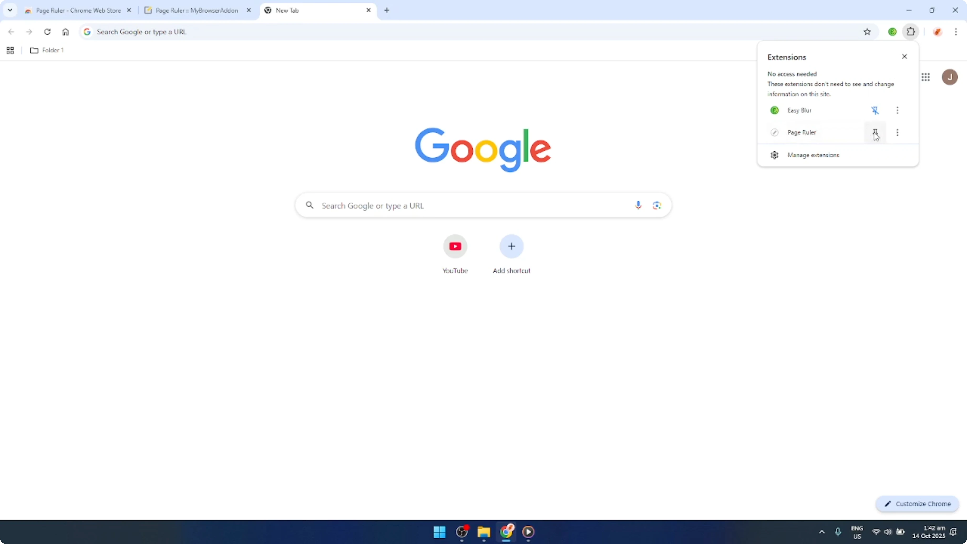Screenshot from How To Install & Use Page Ruler Extension In Google Chrome [2026 Guide] at 87s