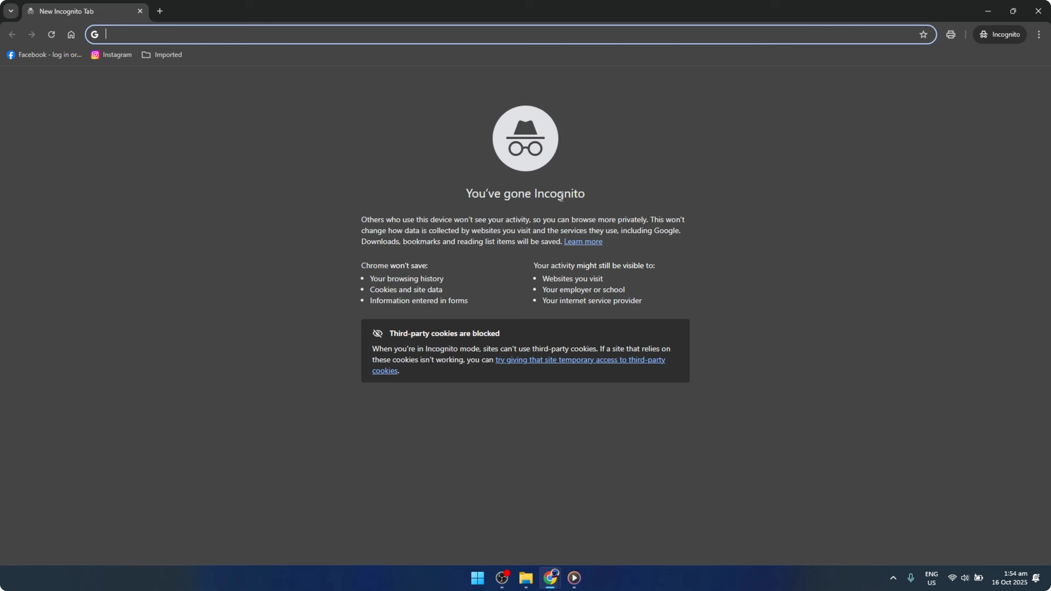 Screenshot from How To Open Private Or Incognito Browsing Session In Google Chrome [2026 Guide] at 110s