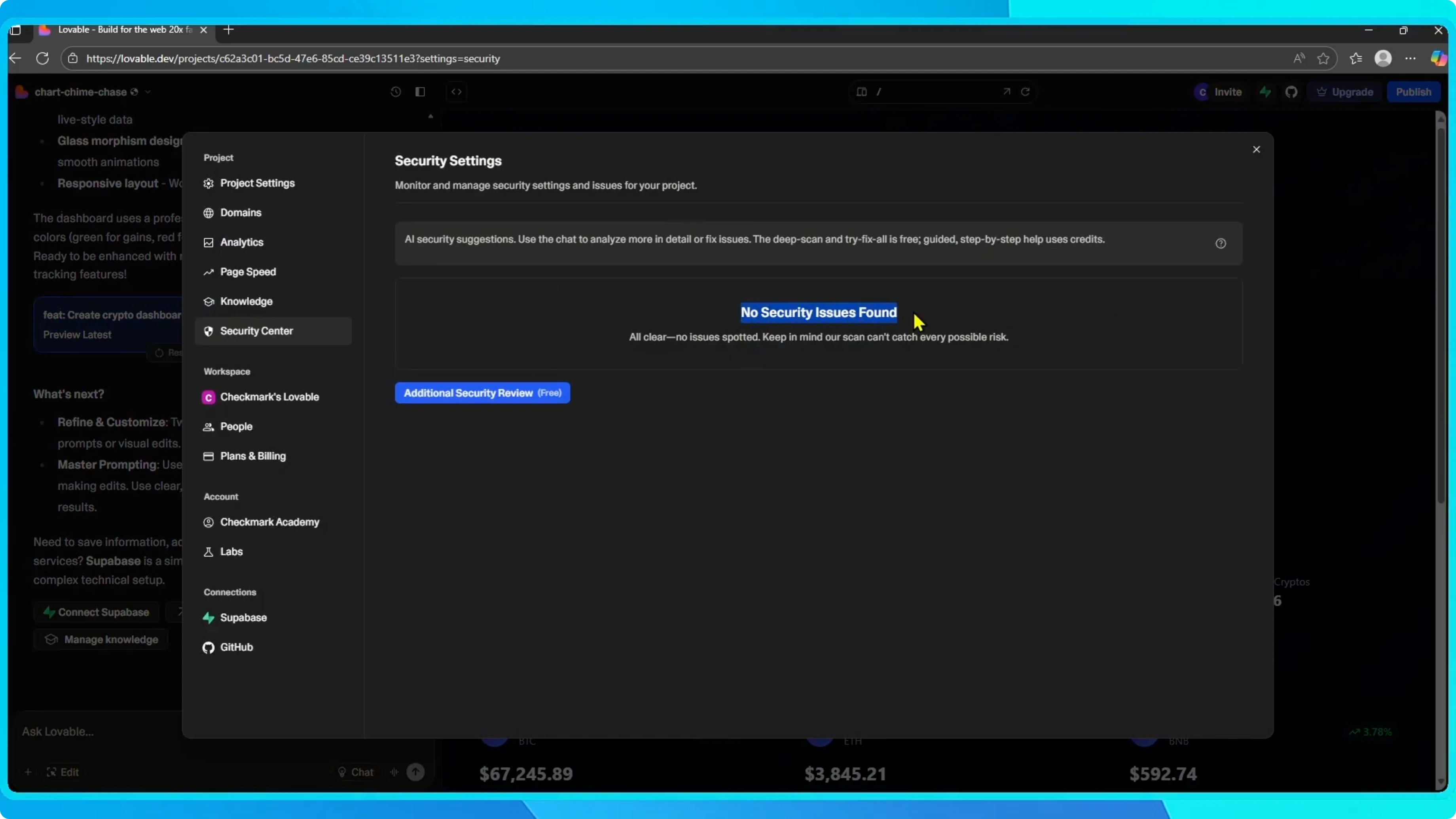 Screenshot from How to Publish Your App on Lovable? at 31s