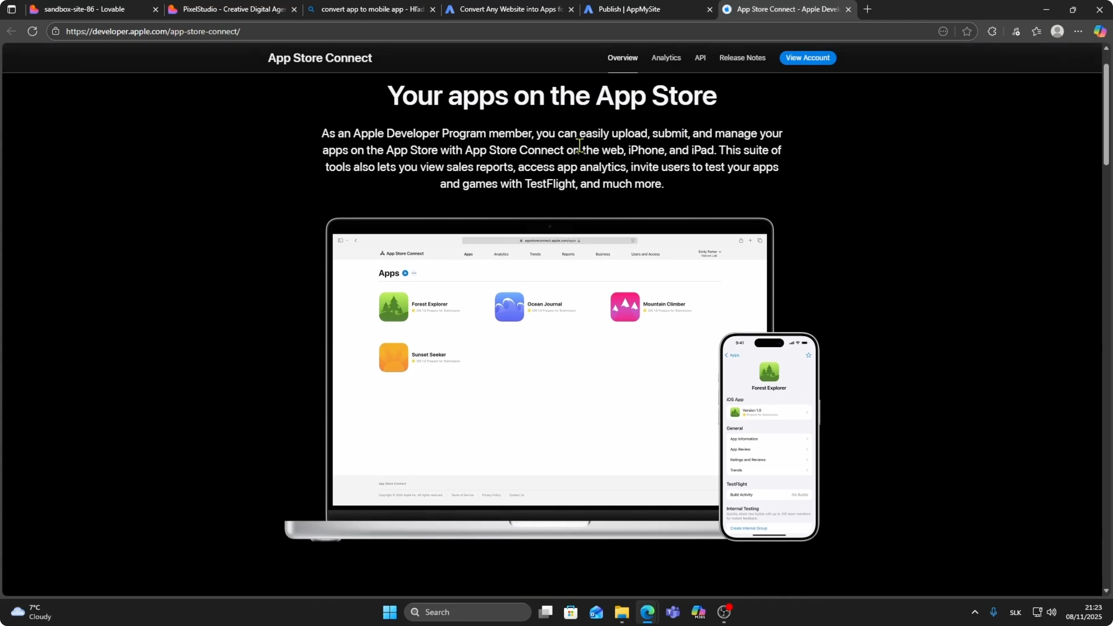 Screenshot from How to Publish Lovable App to Apple App Store? at 102s