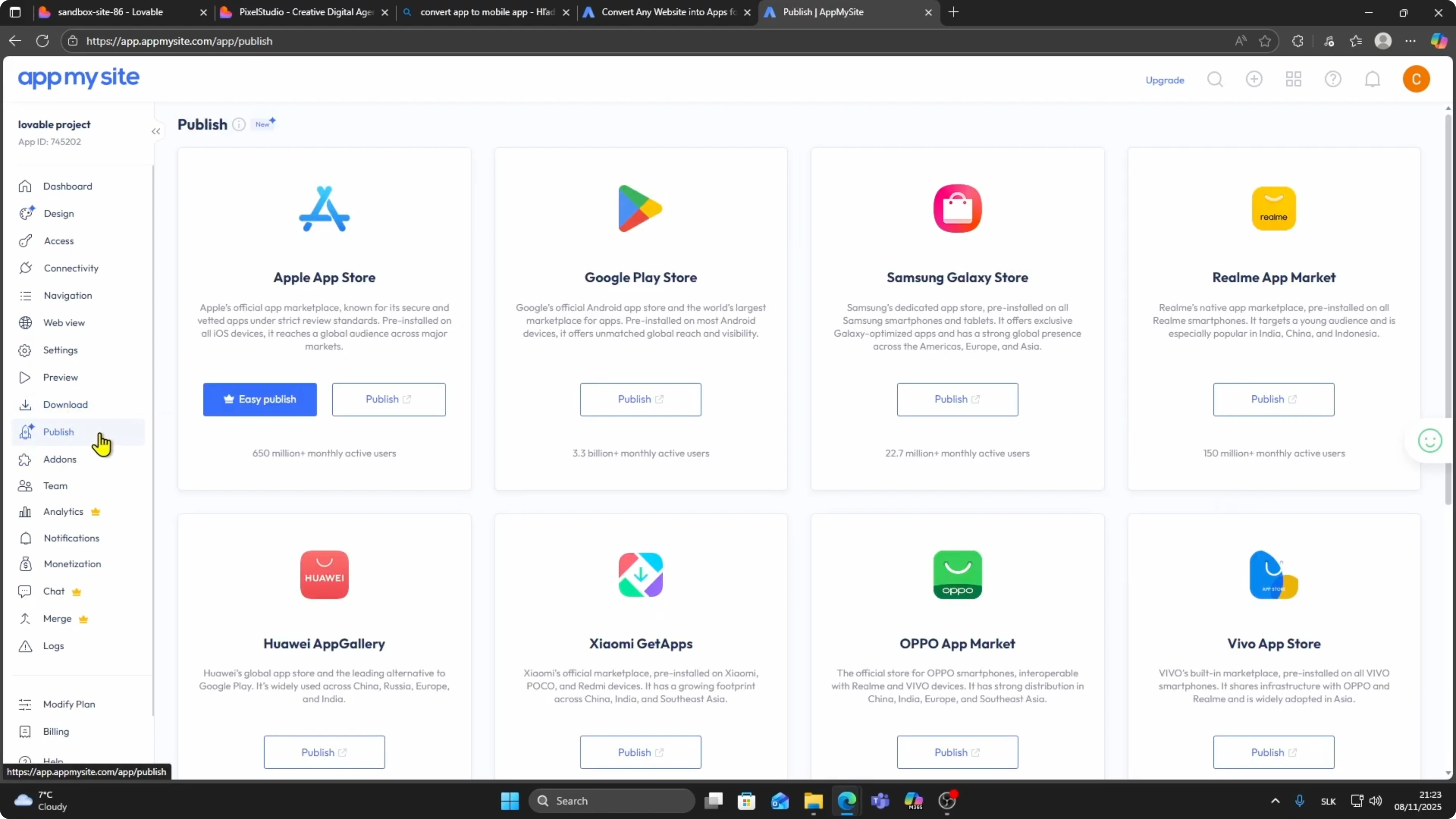 Screenshot from How to Publish Lovable App to Apple App Store? at 93s