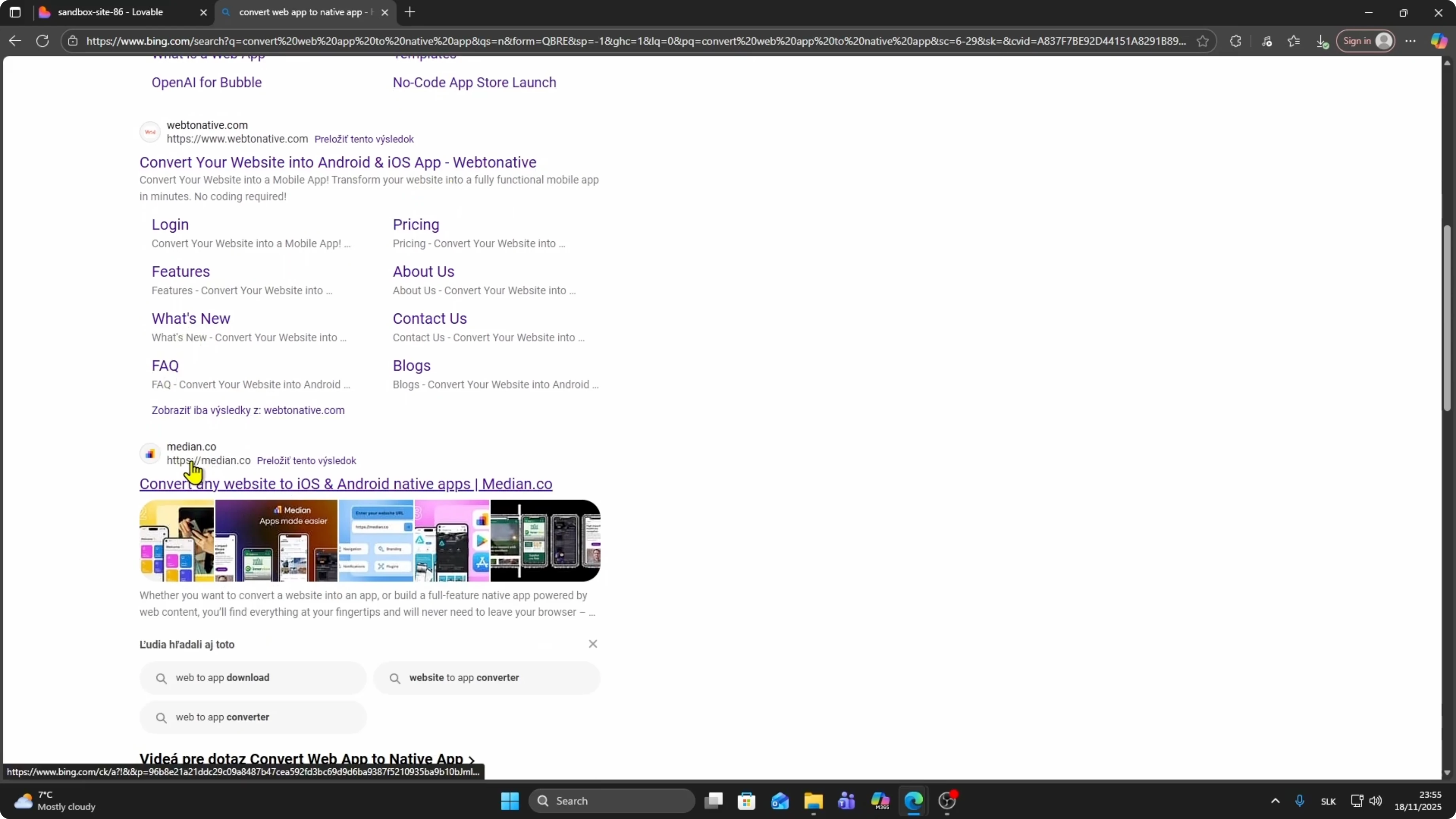 Screenshot from How to Publish Lovable App to the Google Play Store? at 45s