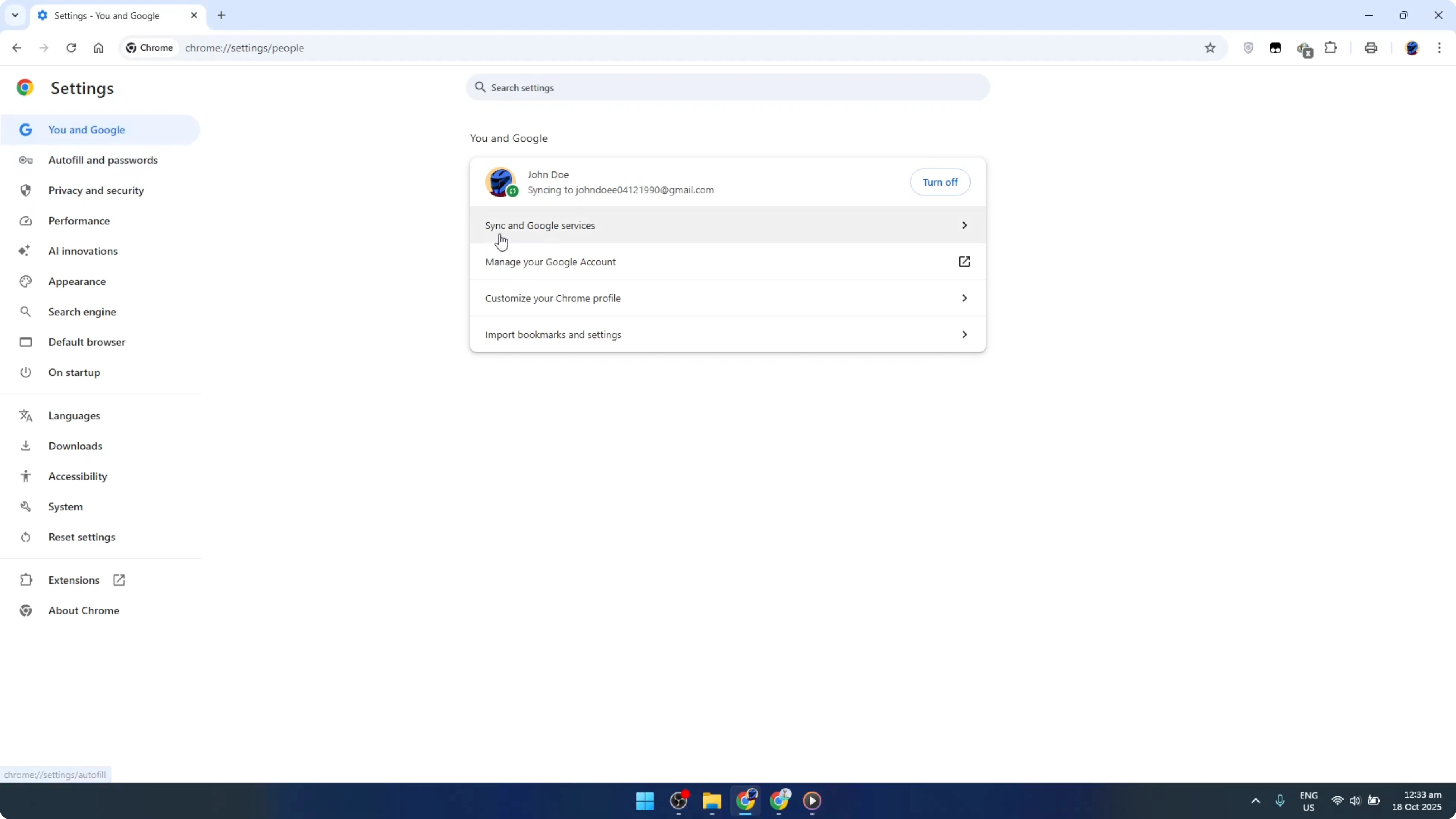 Screenshot from How To Transfer Google Chrome Profile to New Computer [2026 Guide] at 110s