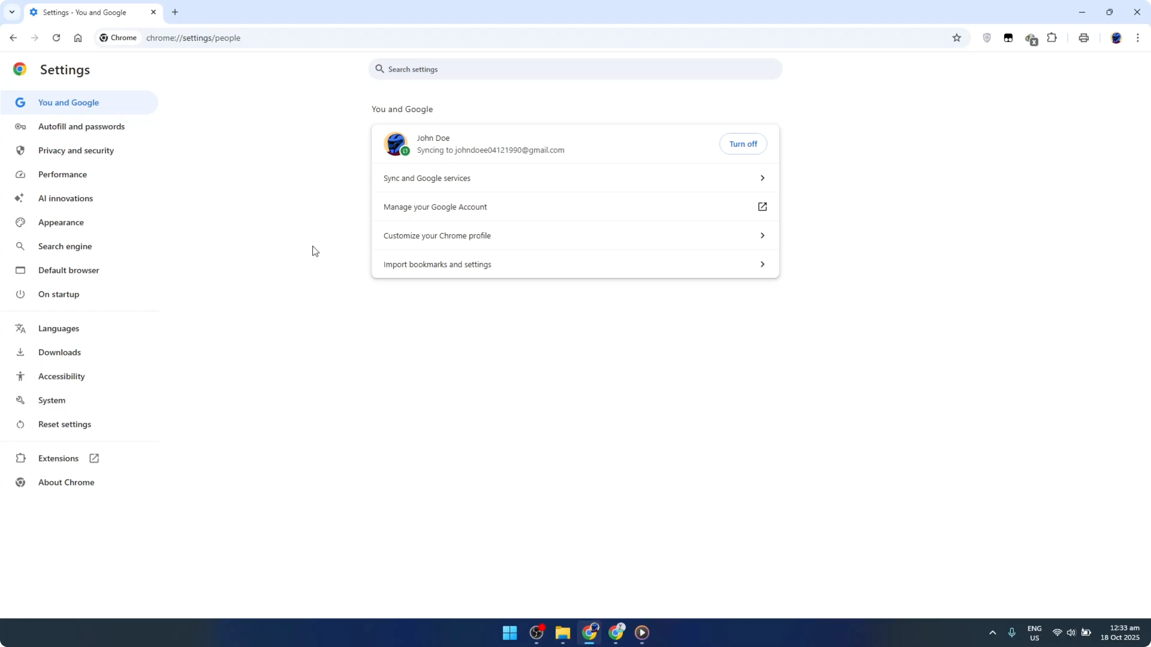 Screenshot from How To Transfer Google Chrome Profile to New Computer [2026 Guide] at 123s