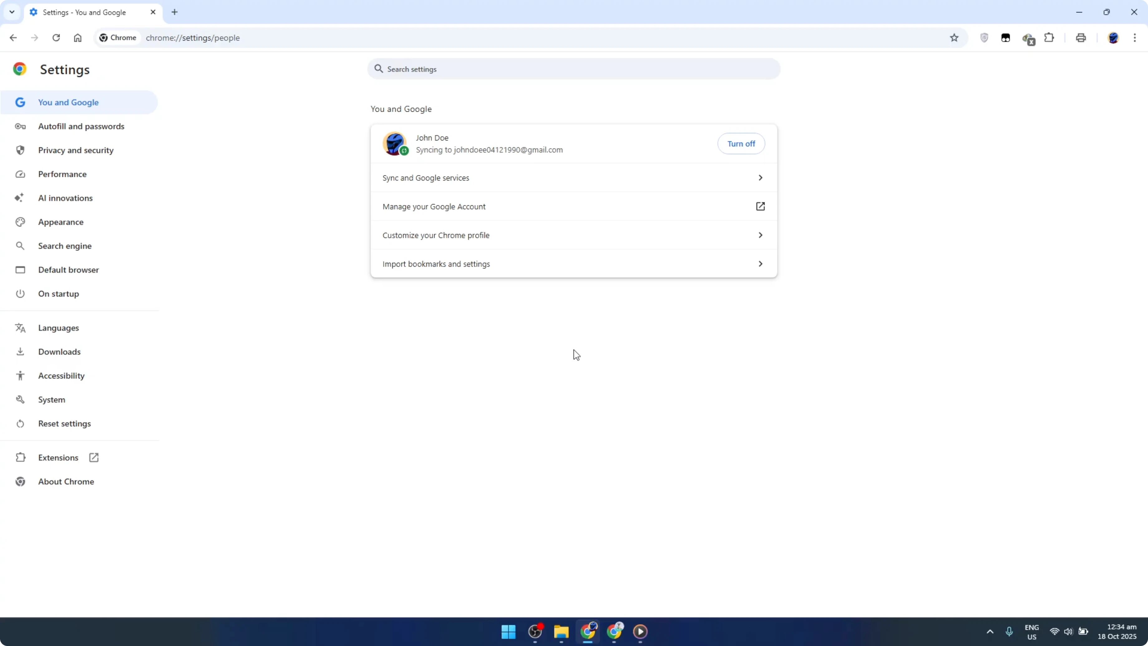 Screenshot from How To Transfer Google Chrome Profile to New Computer [2026 Guide] at 142s
