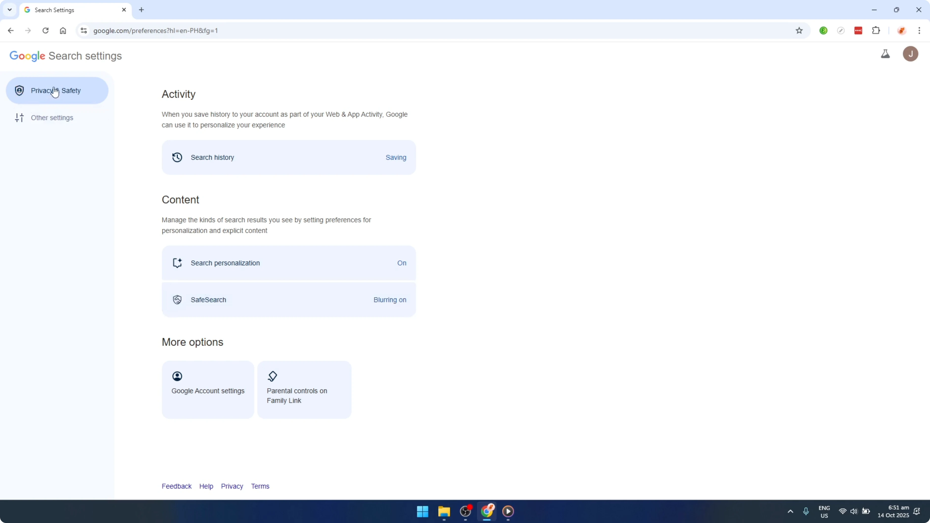 Screenshot from How To Turn Off Safe Search On Google Chrome Laptop Computer [2026 Guide] at 67s