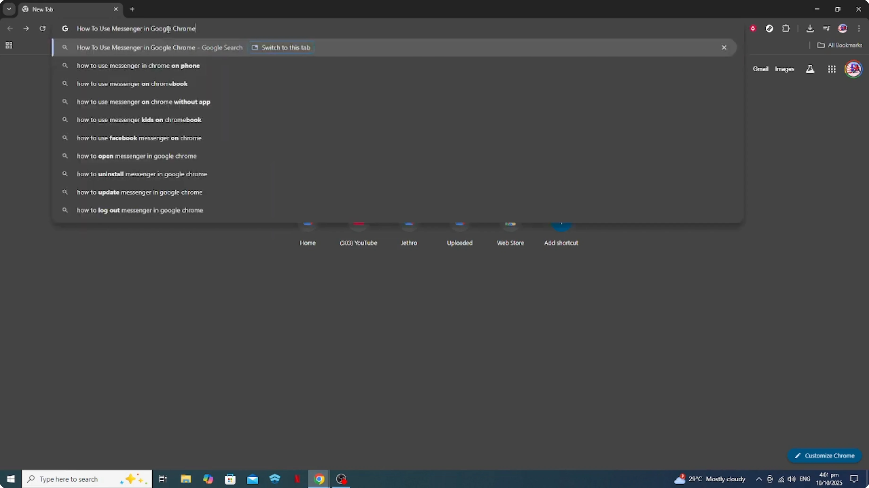 Screenshot from How To Use Messenger in Google Chrome [2026 Guide] at 35s