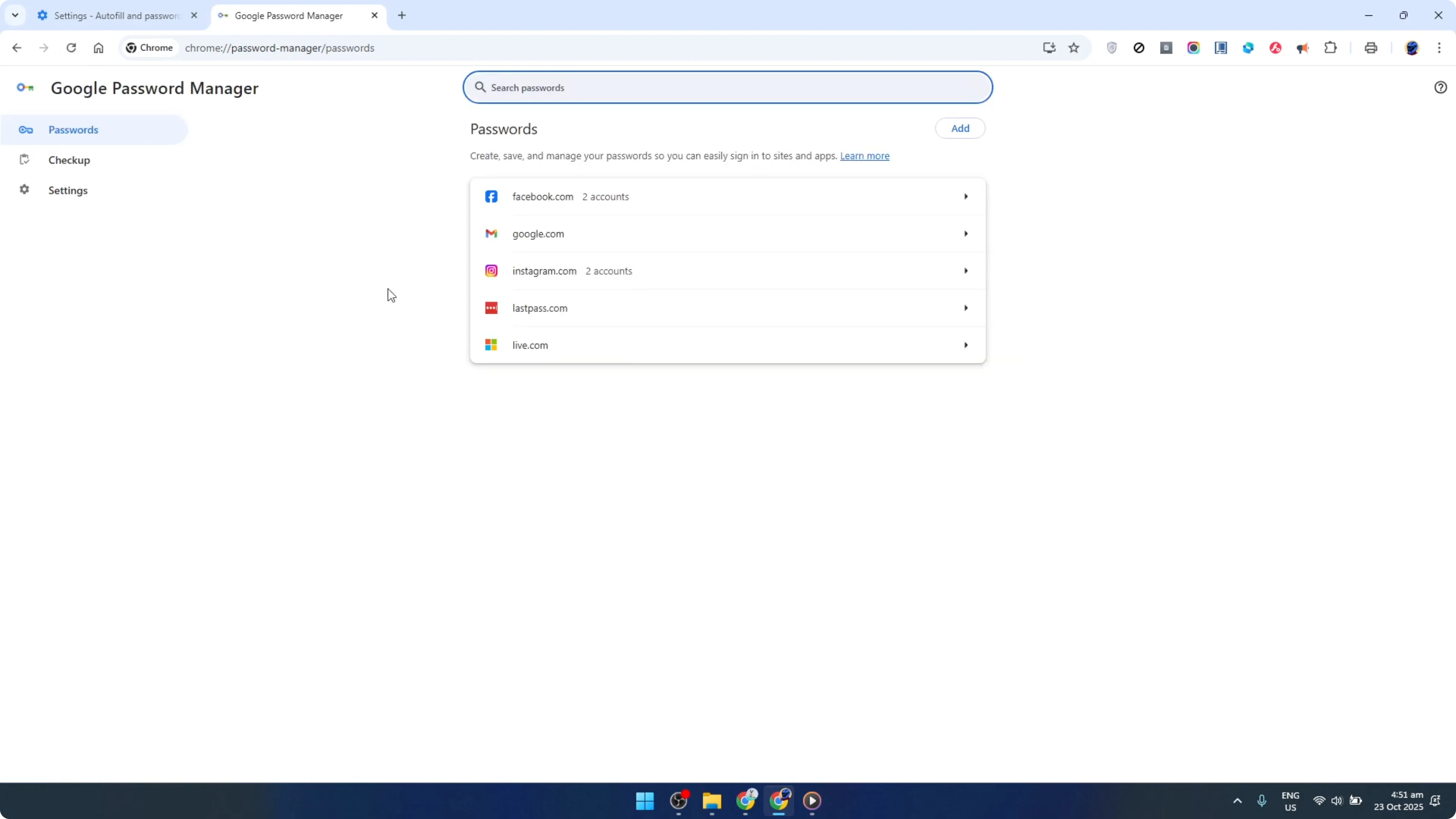 Screenshot from How To Import Passwords Into Google Chrome Using a CSV File [2026 Guide] at 101s