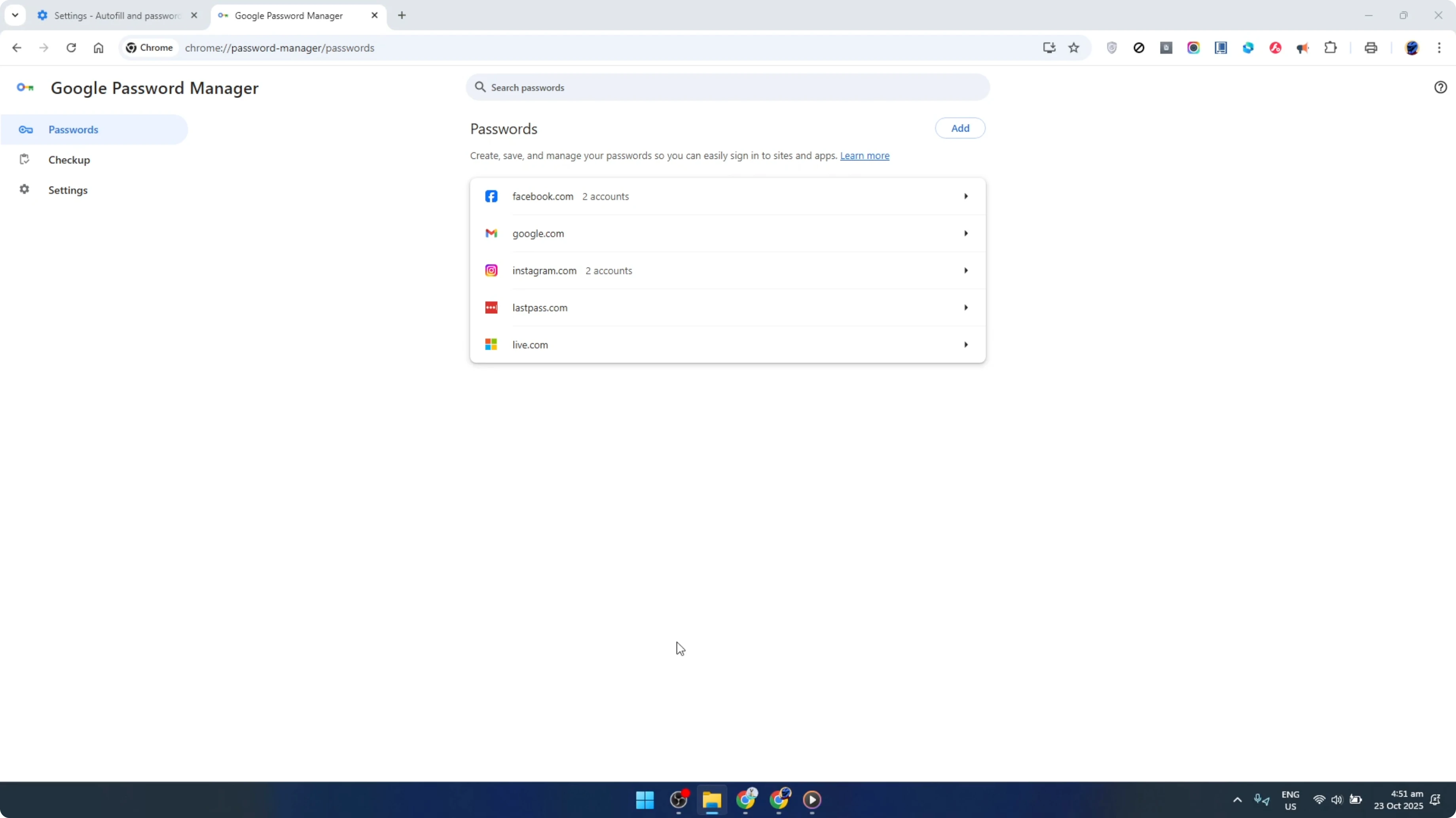 Screenshot from How To Import Passwords Into Google Chrome Using a CSV File [2026 Guide] at 113s