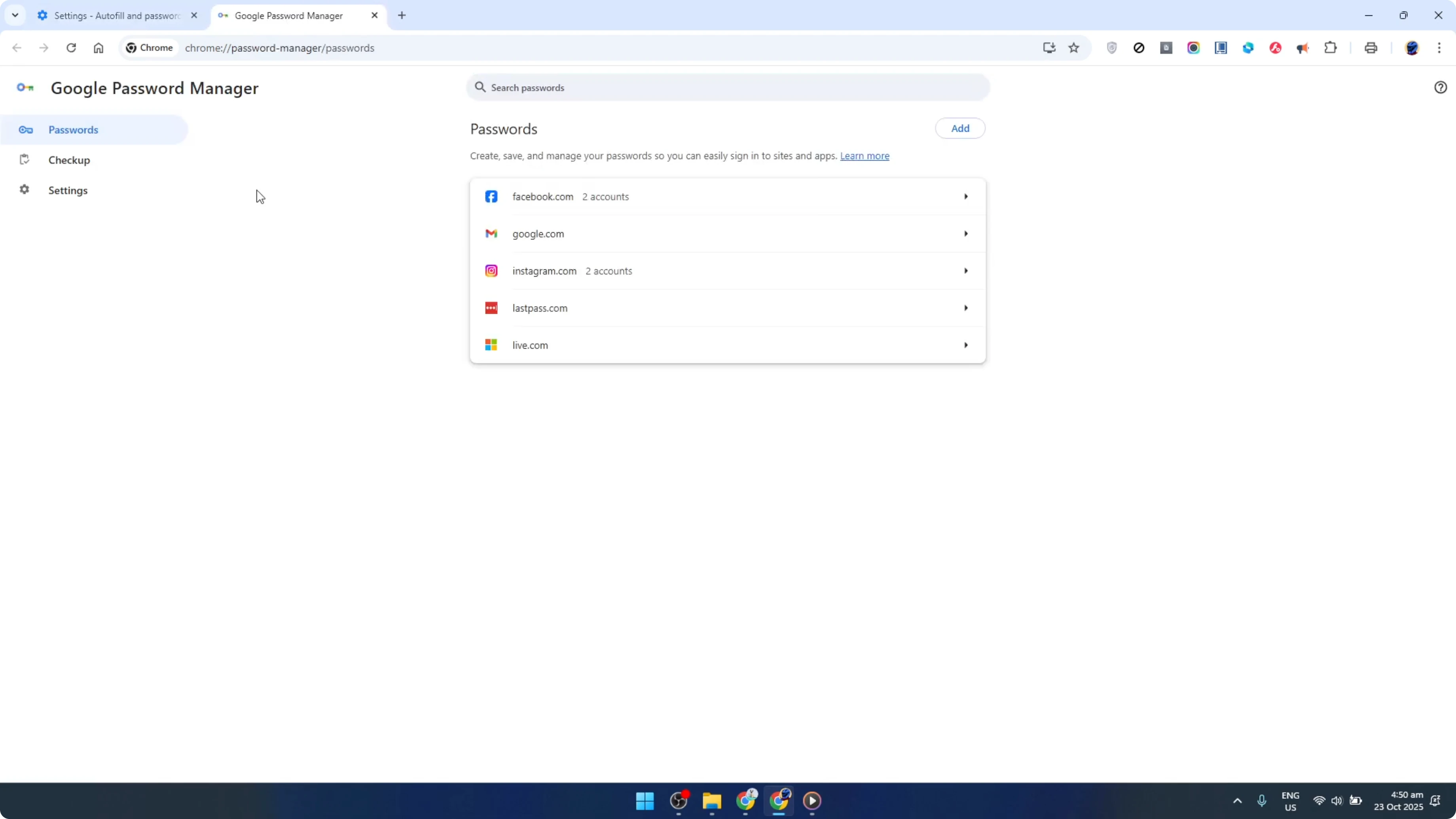 Screenshot from How To Import Passwords Into Google Chrome Using a CSV File [2026 Guide] at 45s