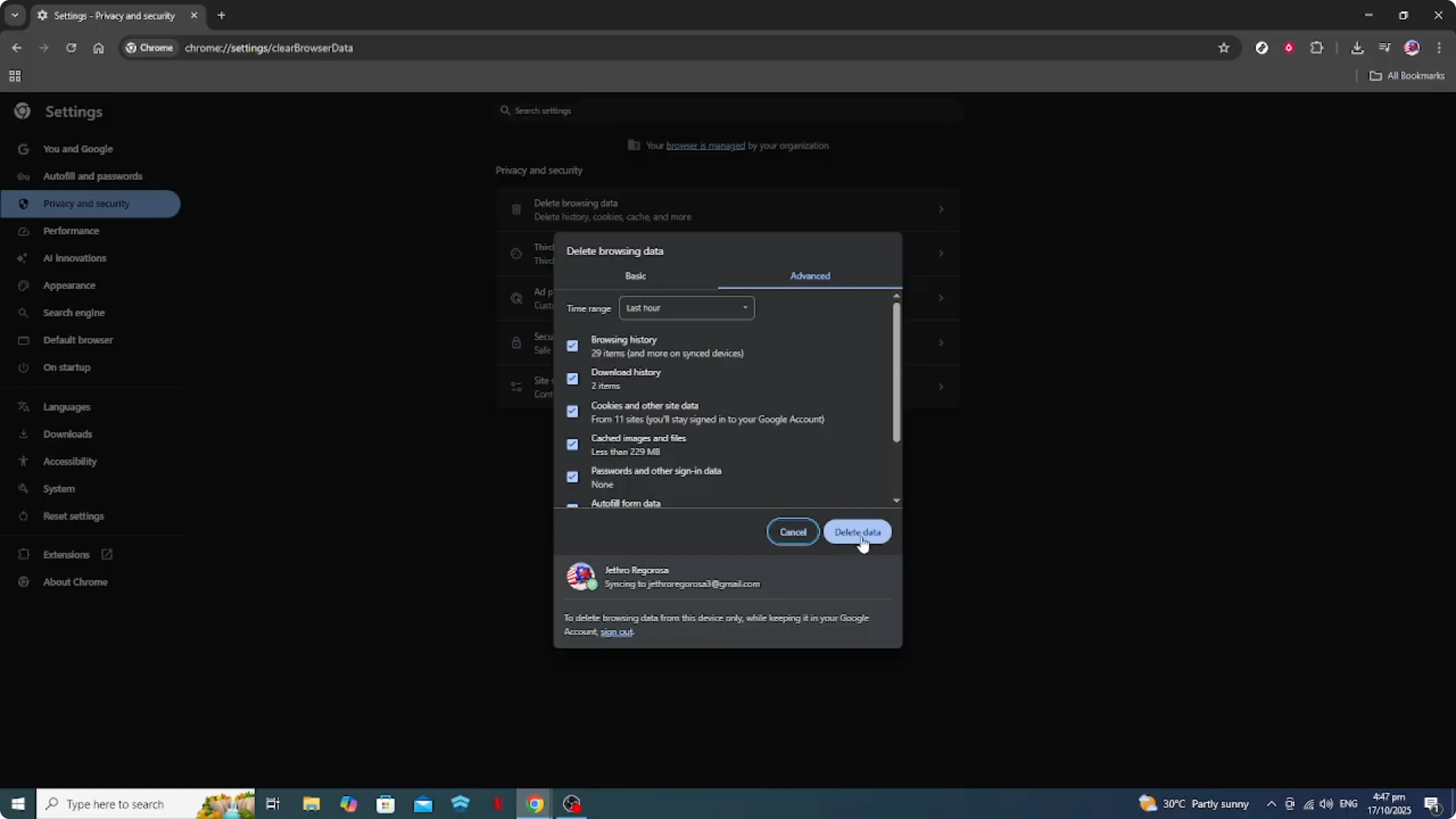 Screenshot from How To Improve Google Chrome Speed [2026 Guide] at 41s