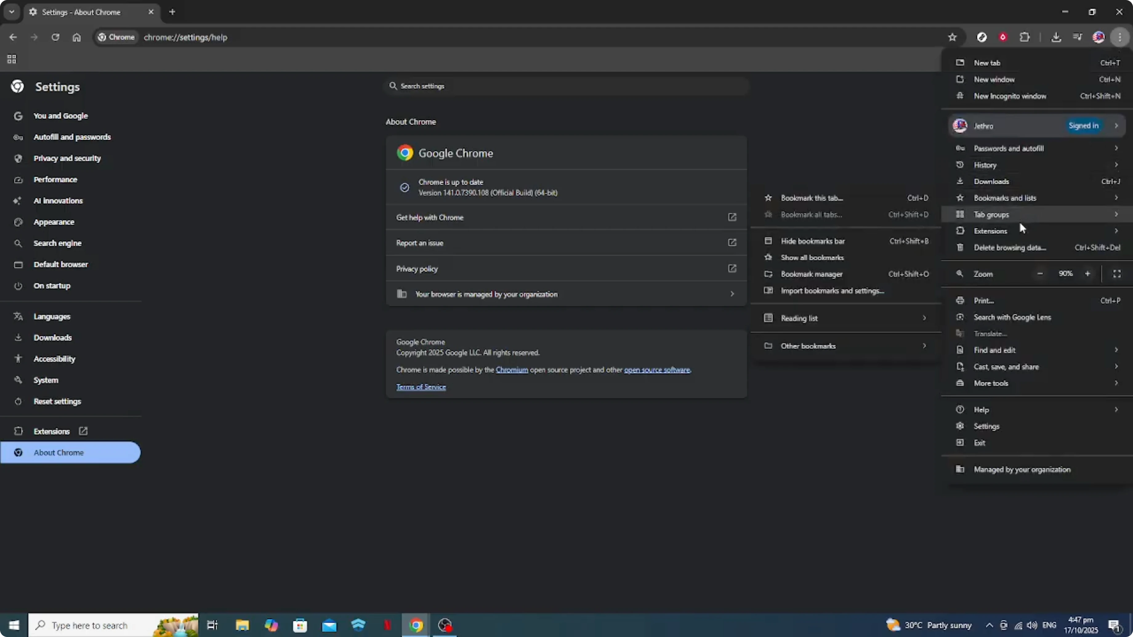 Screenshot from How To Improve Google Chrome Speed [2026 Guide] at 92s