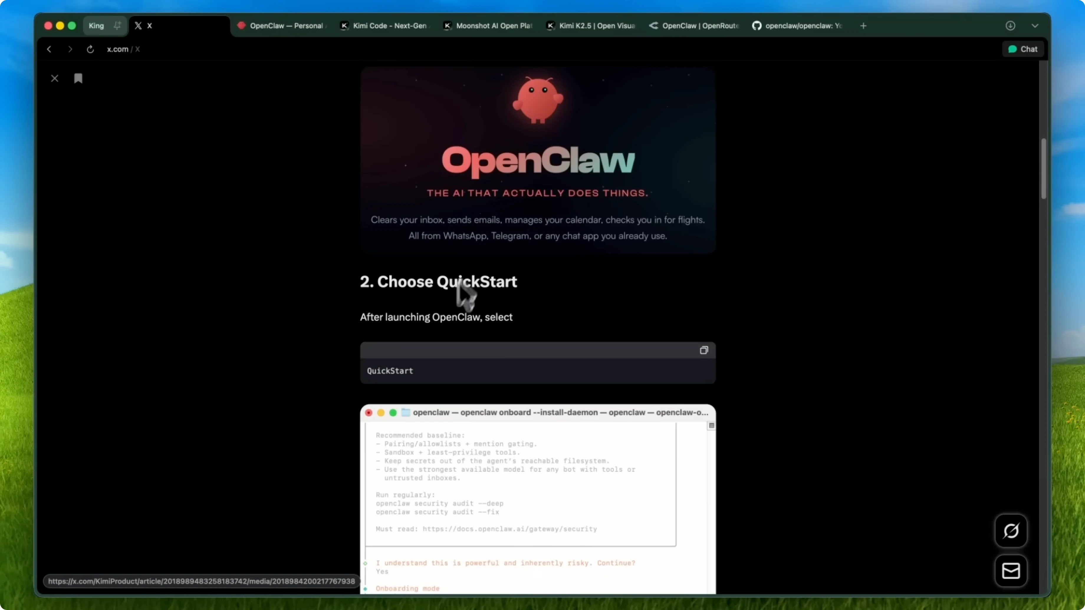 Screenshot from Why Kimi K2.5 Outperforms Clawdbot with Opus? at 211s