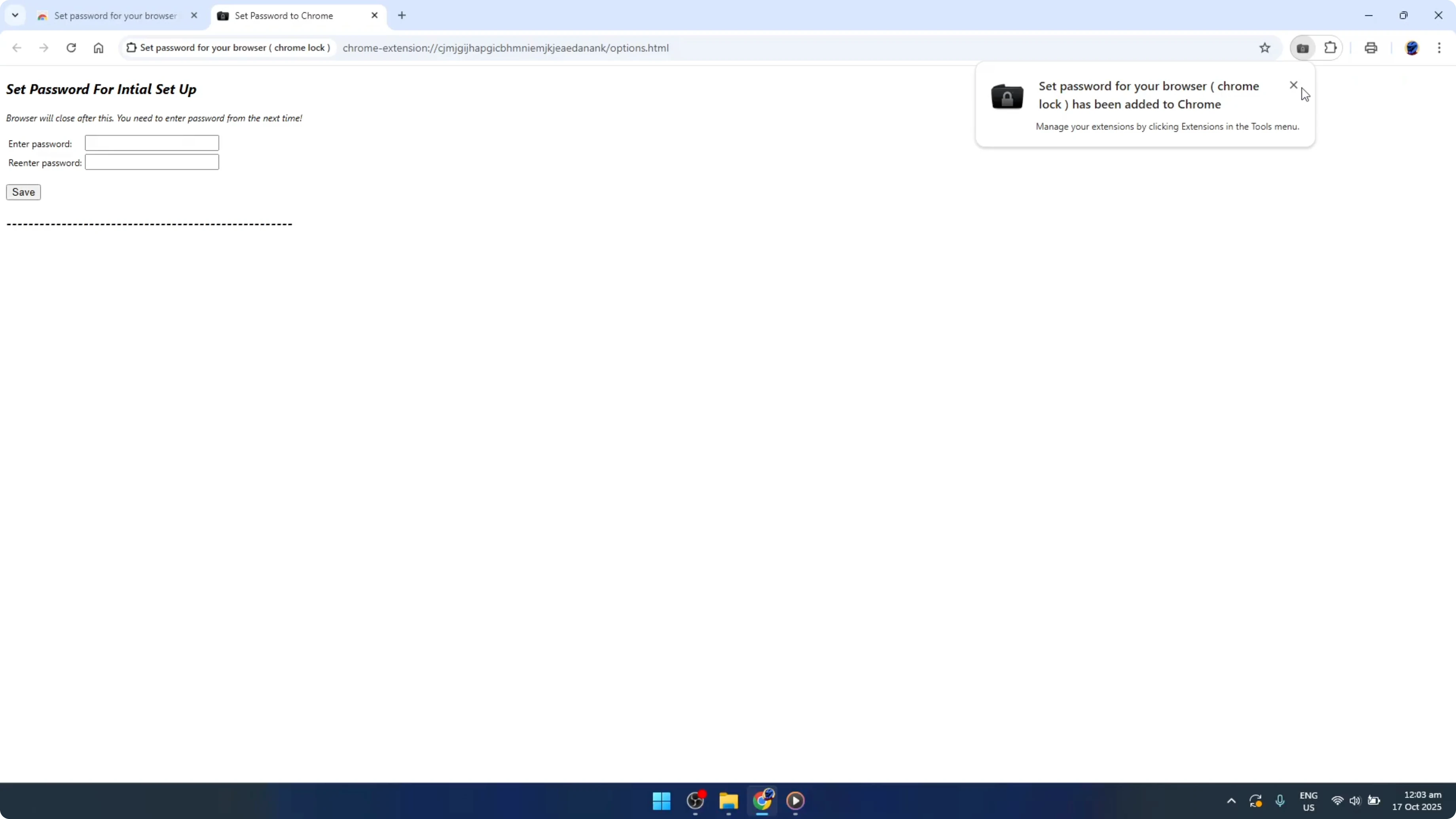 Screenshot from How To Lock Google Chrome Profile With Password [2026 Guide] at 105s